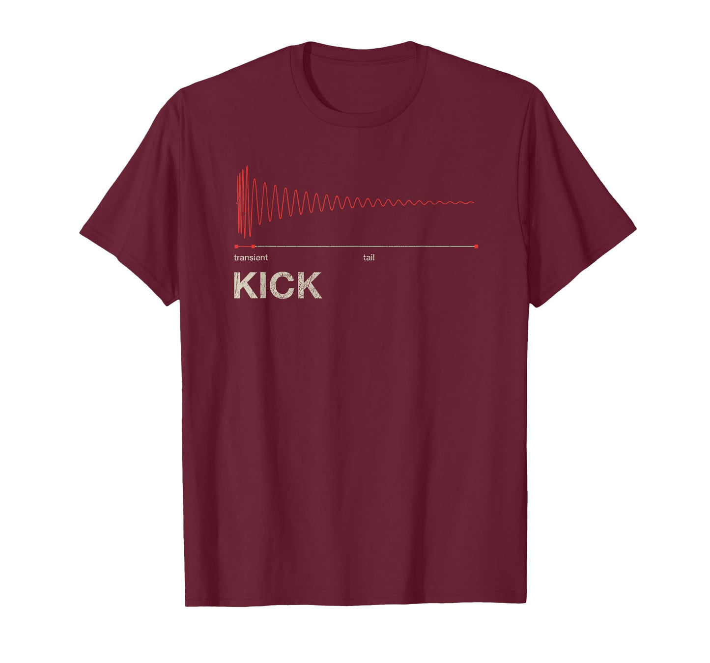 Kick Drum - DAW Producer Transient & Tail T-Shirt T-Shirt