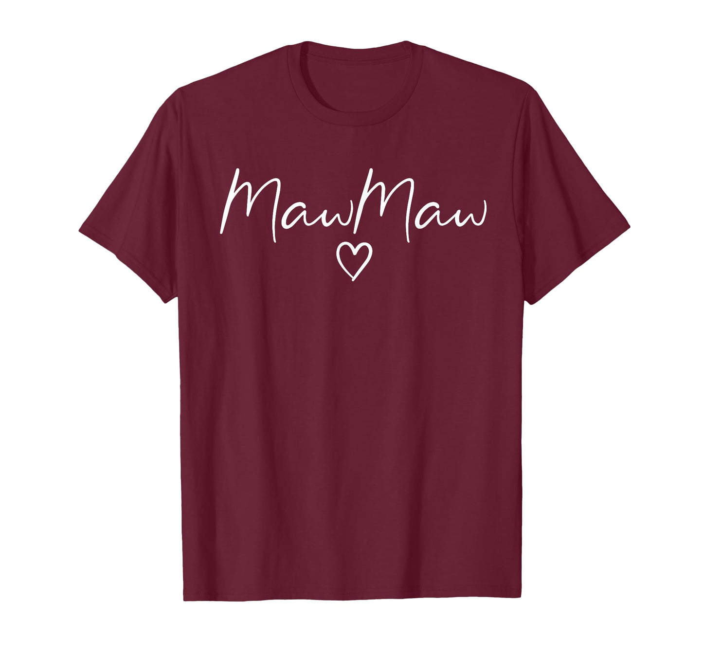 Mawmaw Gifts for Women Grandma Heart Mother's Day Mawmaw T-Shirt