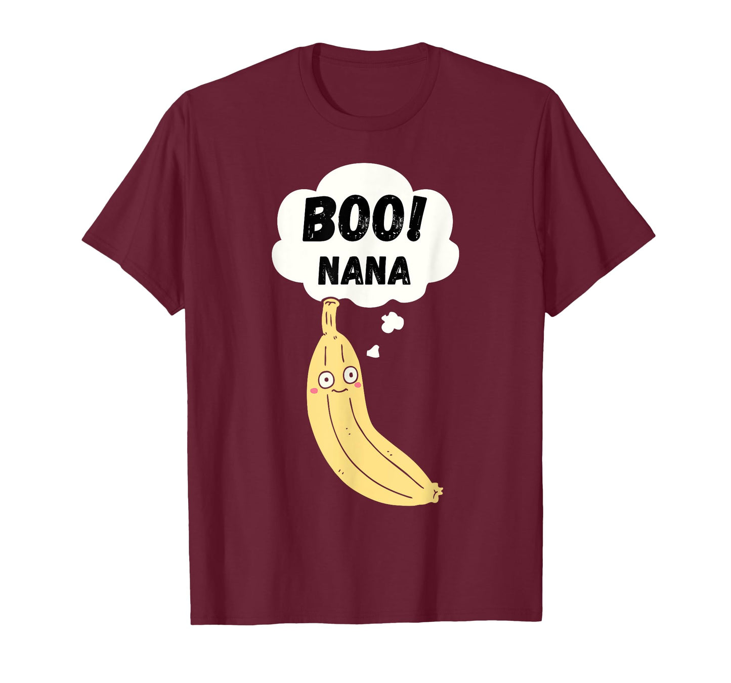 Boonana Boo-Nana Funny Halloween Costume Ghost Banana Puns T-Shirt