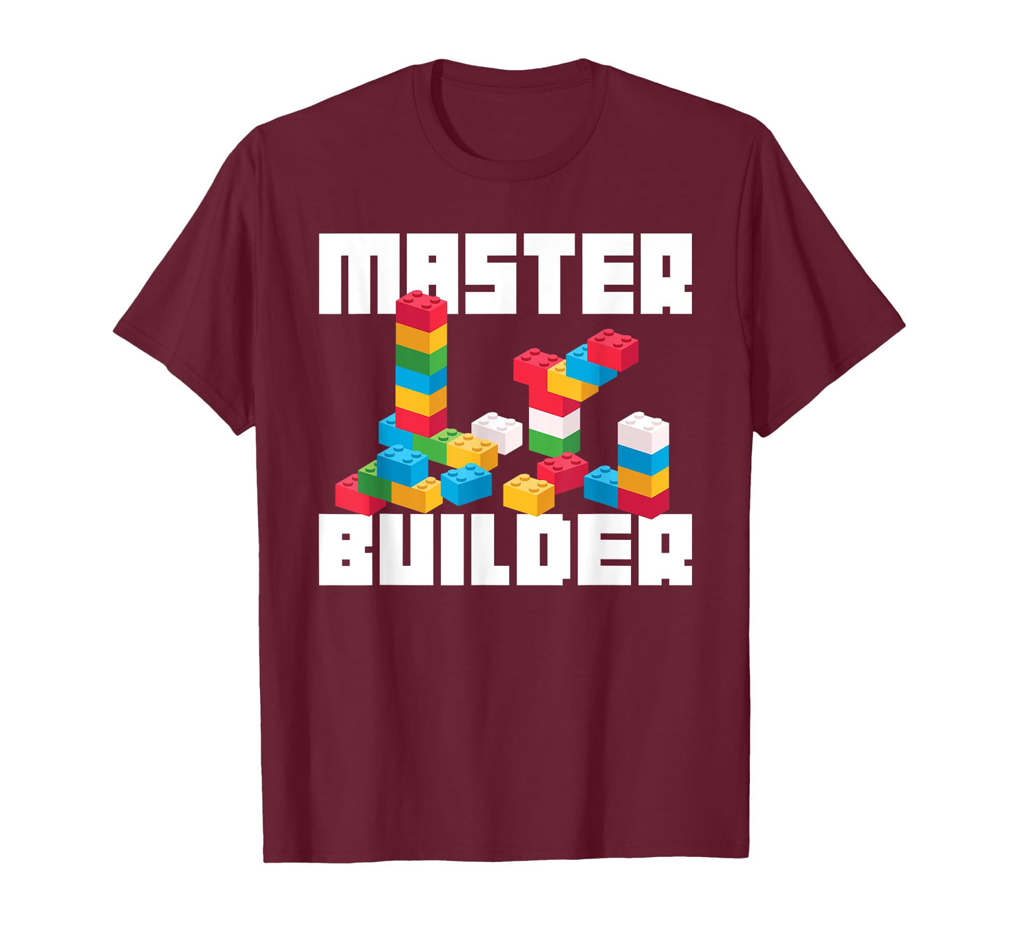 Cool Master Builder Funny Building Blocks Gift Men Women T-Shirt