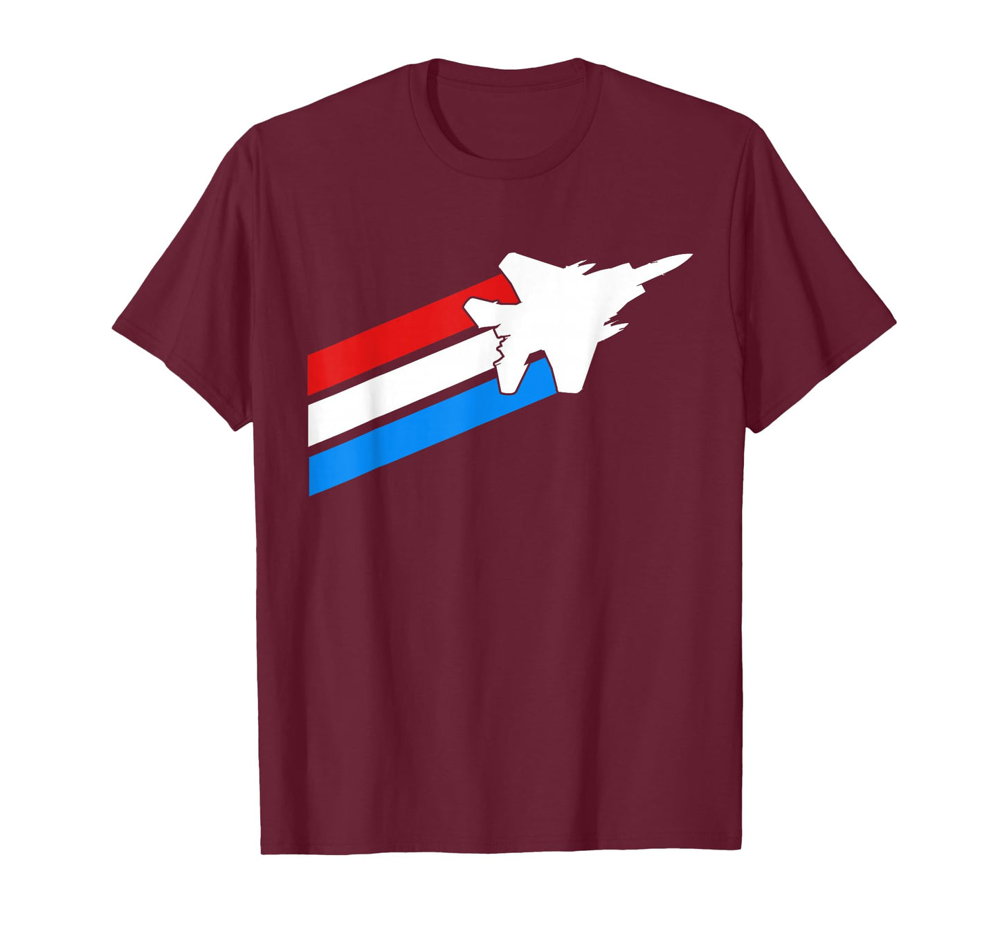 F-15 Eagle Patriotic Flag Military Jet Fighter T-Shirt