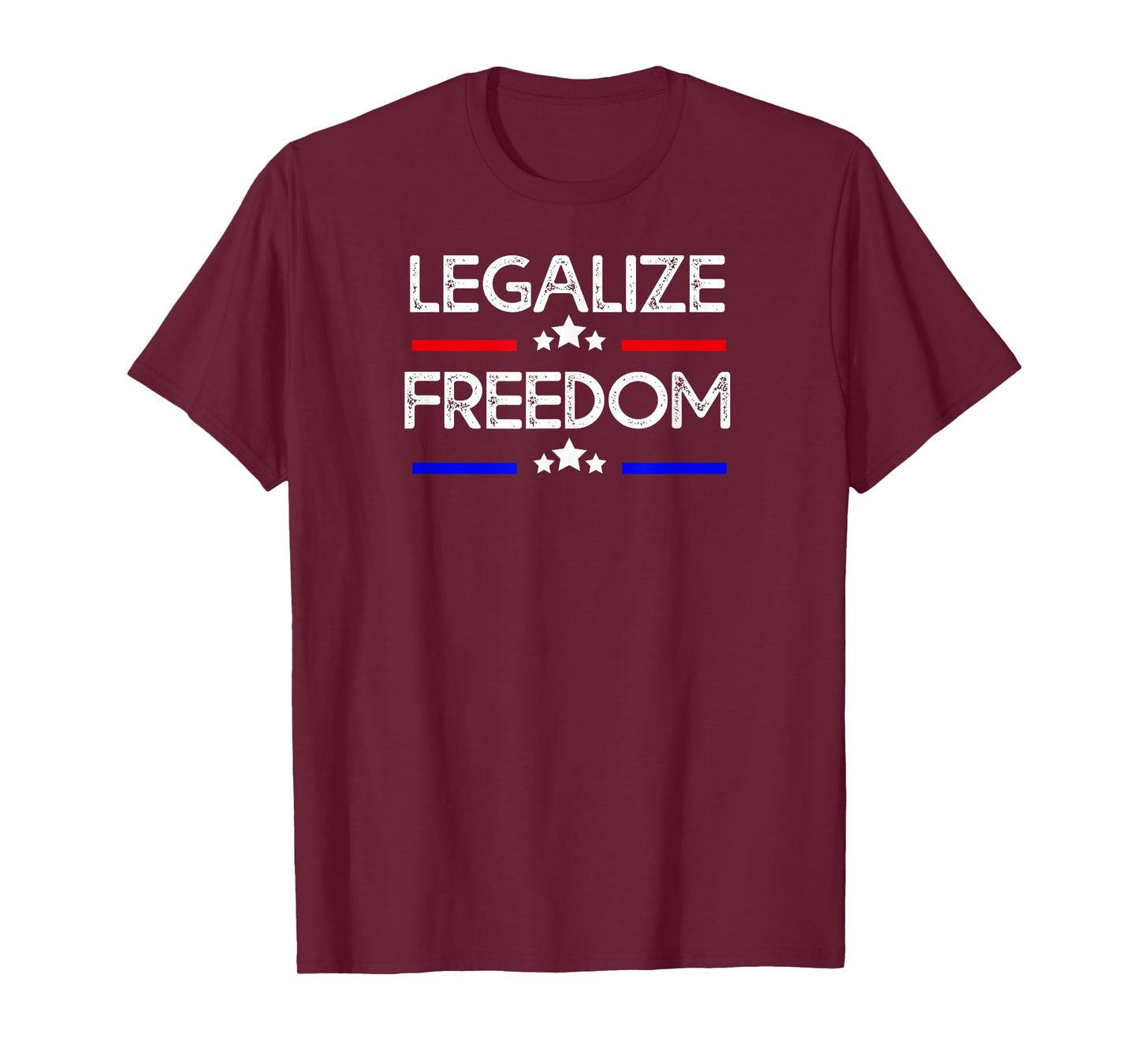 Legalize Freedom Patriotic USA American Flag America Unisex T-Shirt