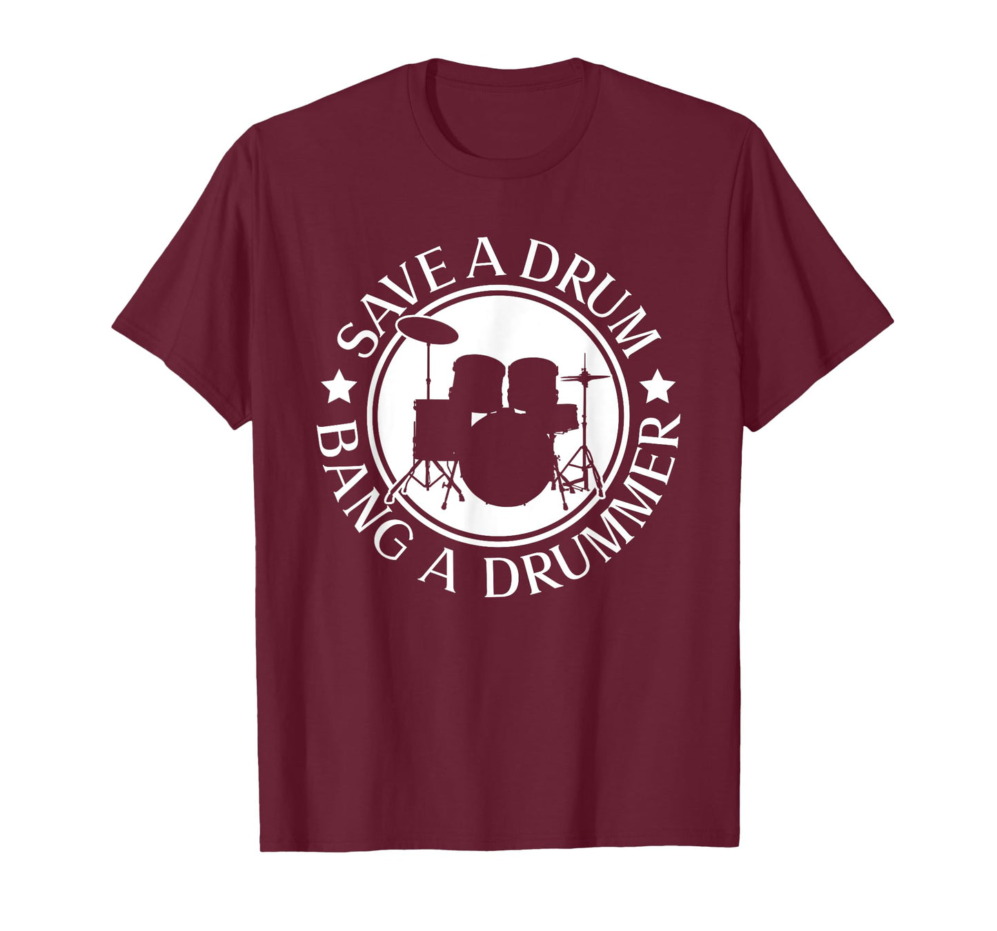 Save A Drum Bang A Drummer - Drums Rock Drummer T-Shirt