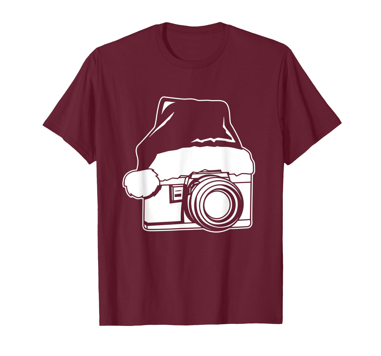 Xmas Santa Hat Camera Christmas Photographer Photography T-Shirt