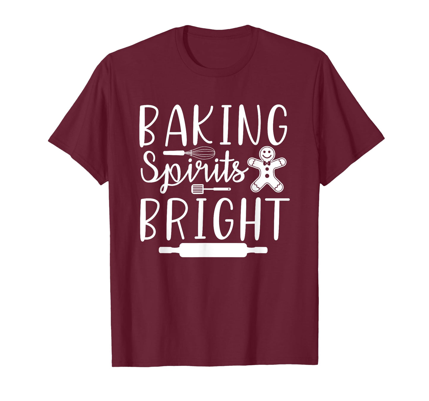 Baking Spirits Bright Holiday Family Matching Christmas T-Shirt