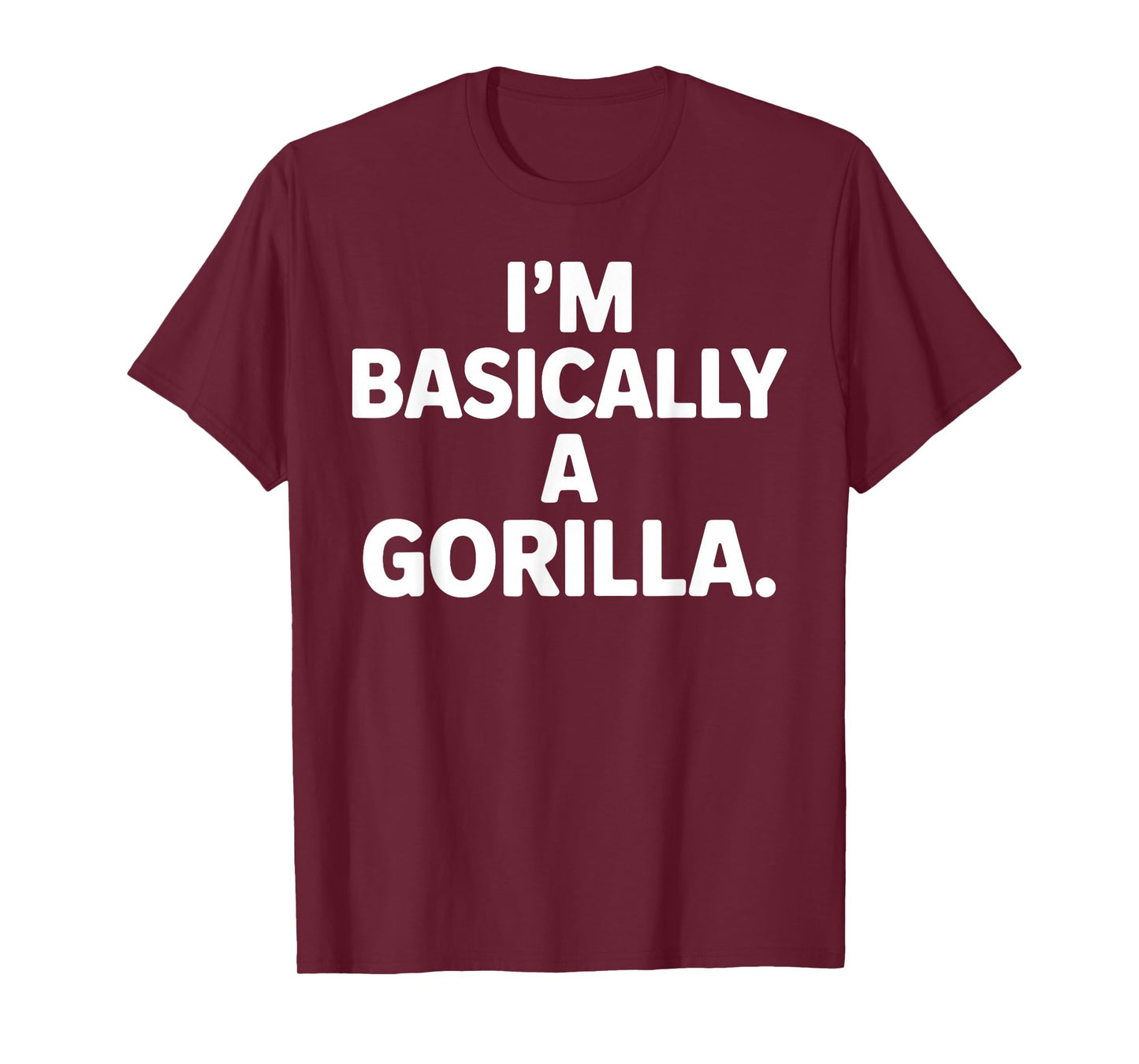 Funny Gorilla Art for Men Women Kids Monkey Gorilla Lover T-Shirt
