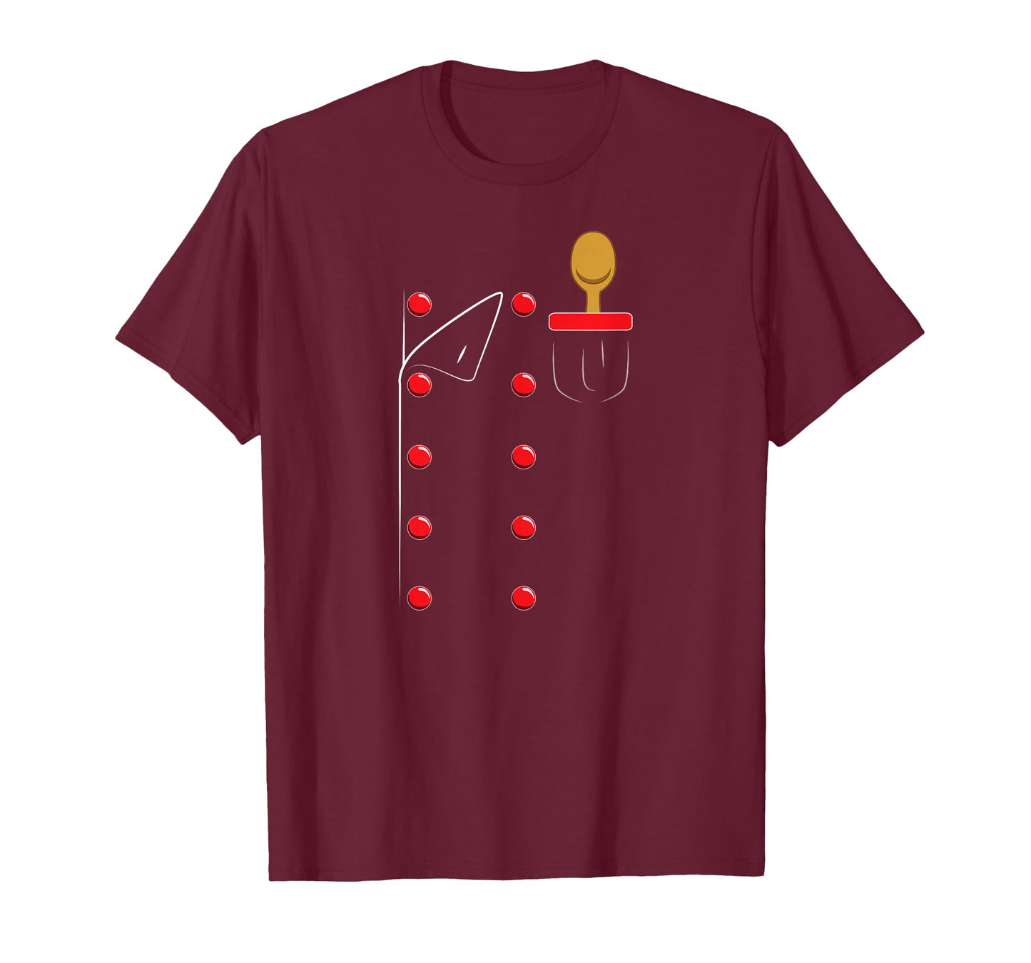 Chef Uniform Jacket Faux Cook Cooking T-Shirt