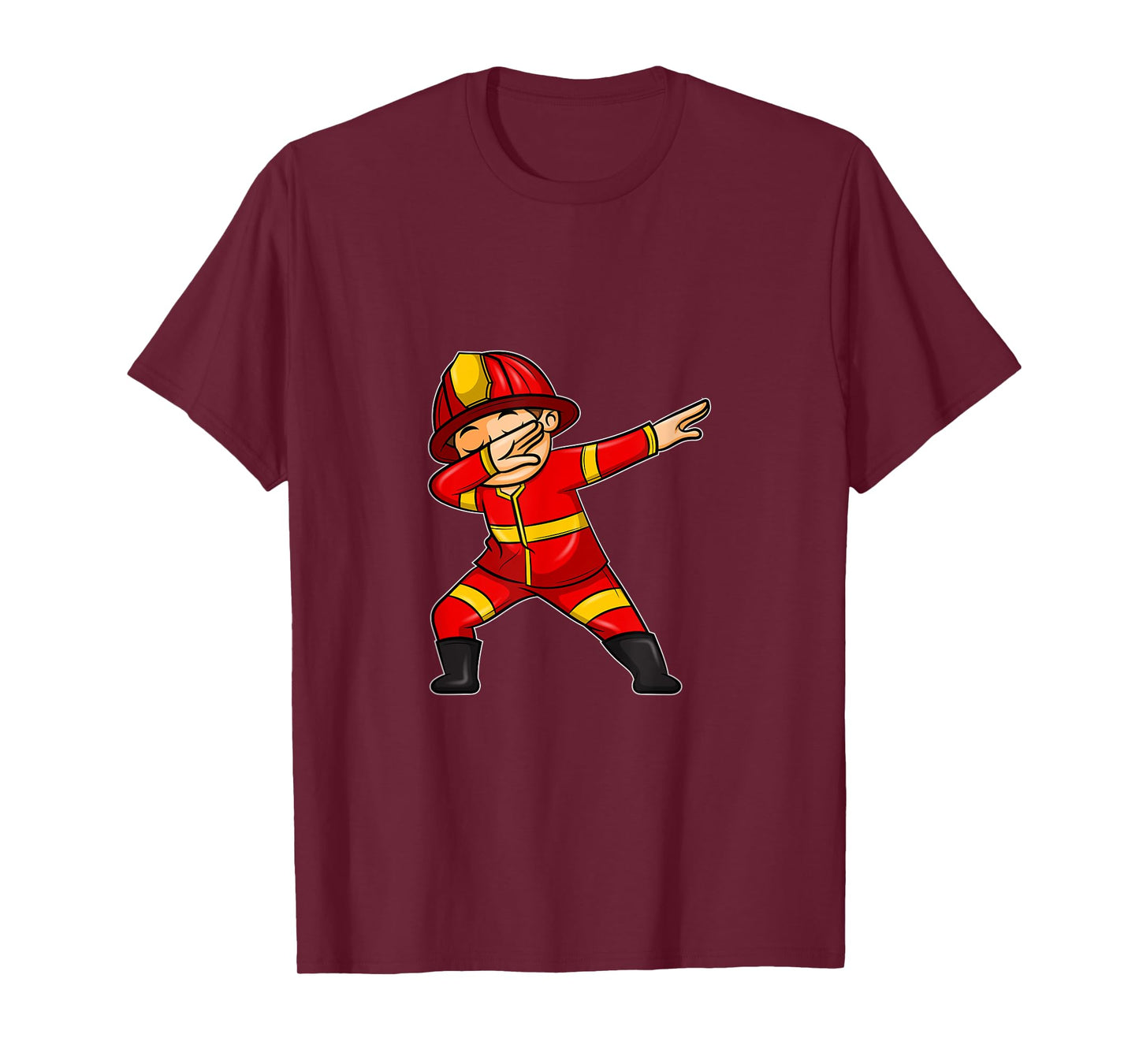 Dabbing Fireman Hero Firefighting For Little Firefighters T-Shirt