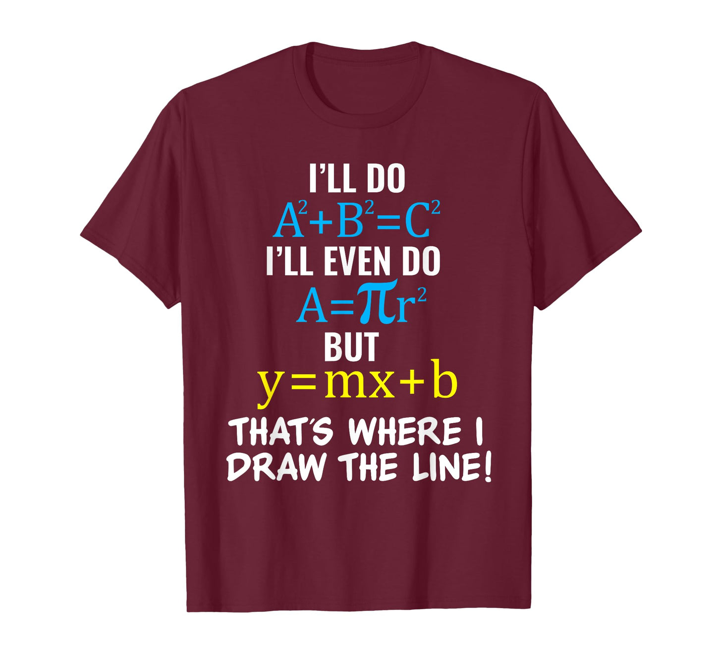 Basic Math Pun T Shirt Meme for Youth Teen Girls & Boys T-Shirt