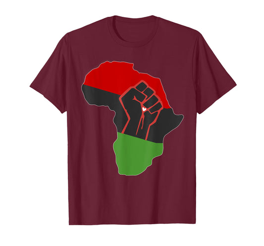 Africa T-Shirt Pan-African American Decent Africa Continent