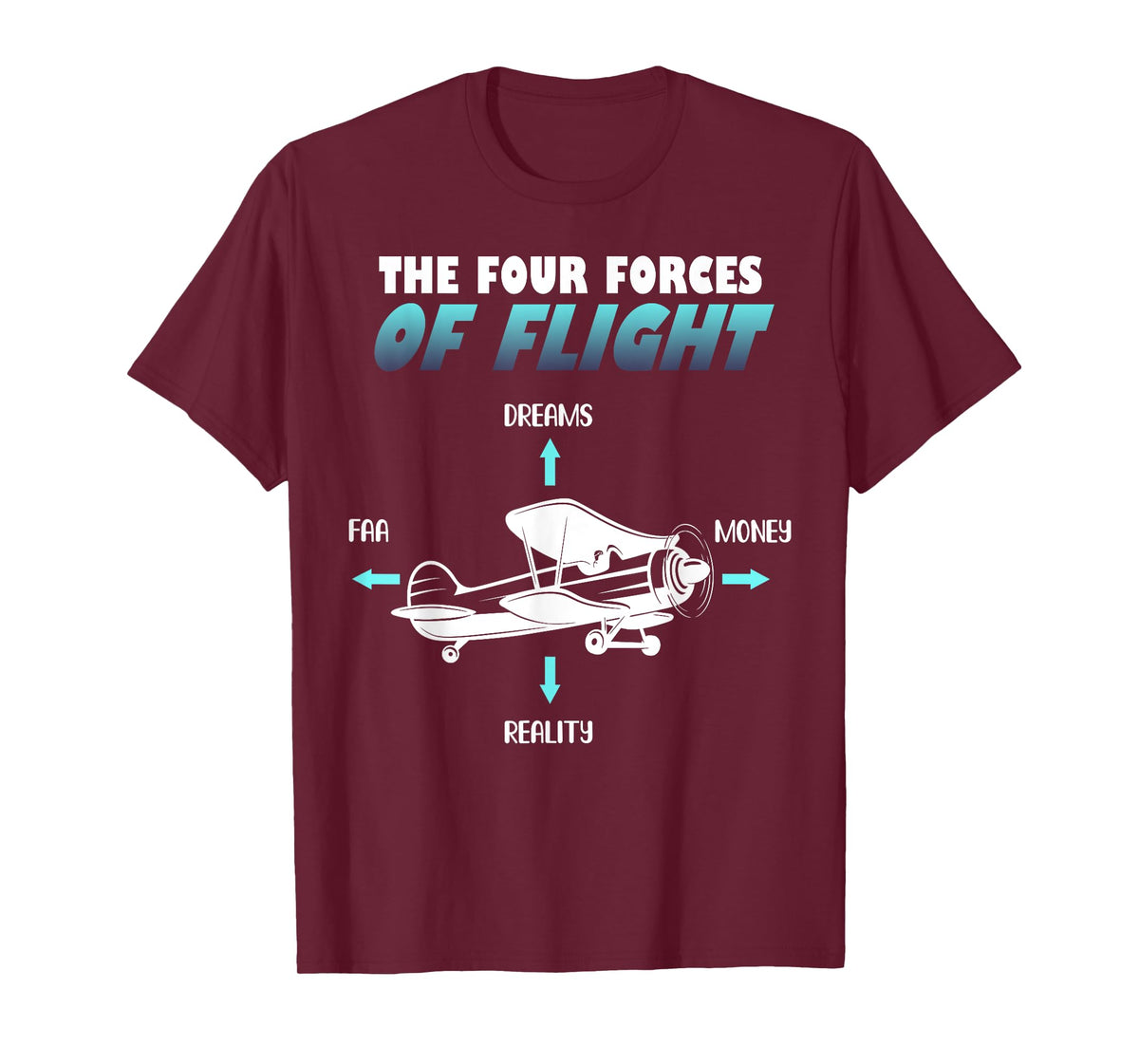 How Planes Fly Aerospace Engineering design | Aviation gift T-Shirt