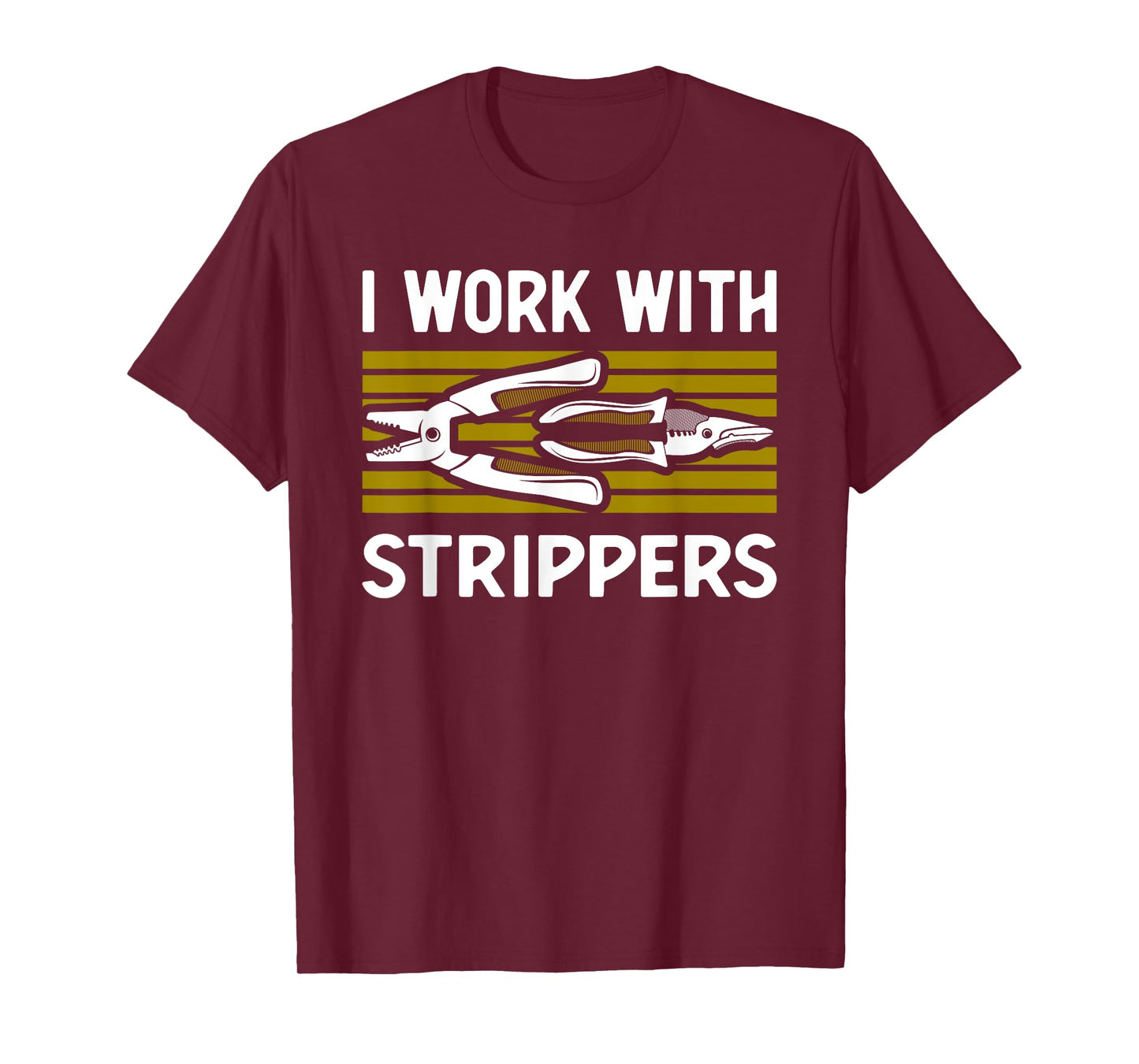 Cool Electrician Art Men Women Lineman Electrical Work Tools T-Shirt