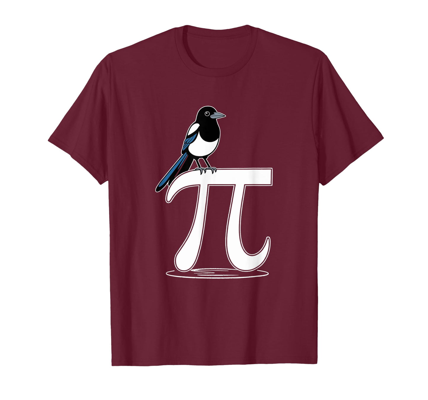 Math Pi Magpie Bird Nerd Humor STEM Teacher Science T-Shirt
