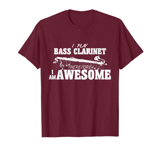 Bass Clarinet Tshirt Funny Music Band Gift for Musician T-Shirt