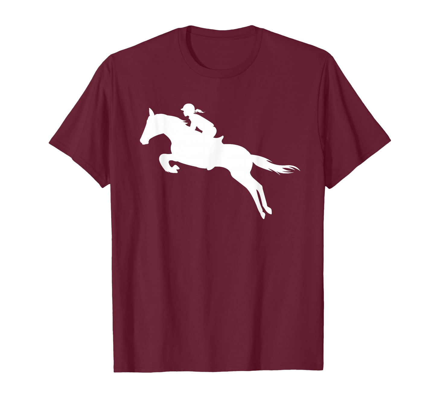 Cute English Riding Hunter Jumper Girl Riding Horse Tee Gift T-Shirt