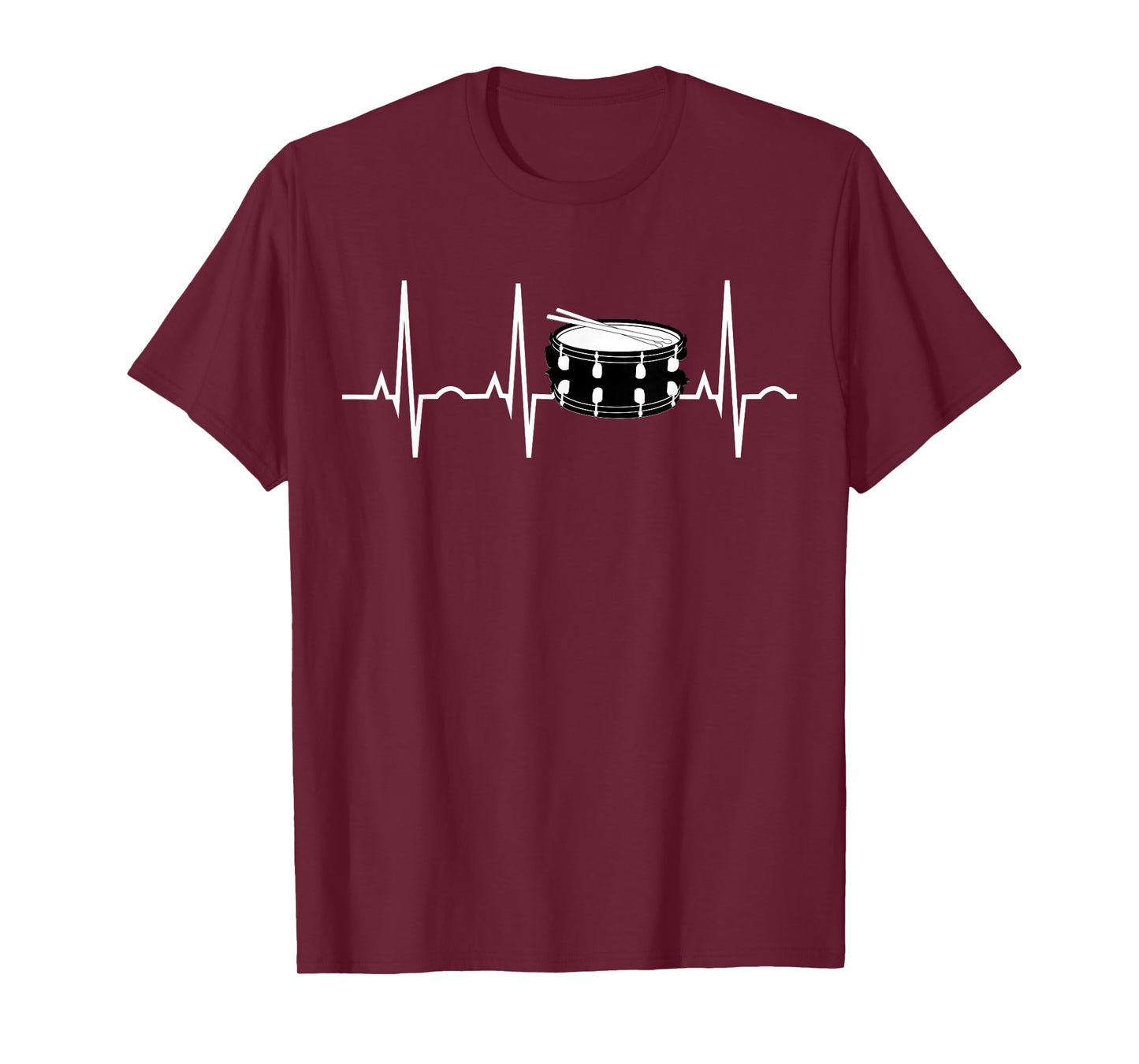Snare Drum Heartbeat Shirt - Best Drummer Gift Tee T-Shirt