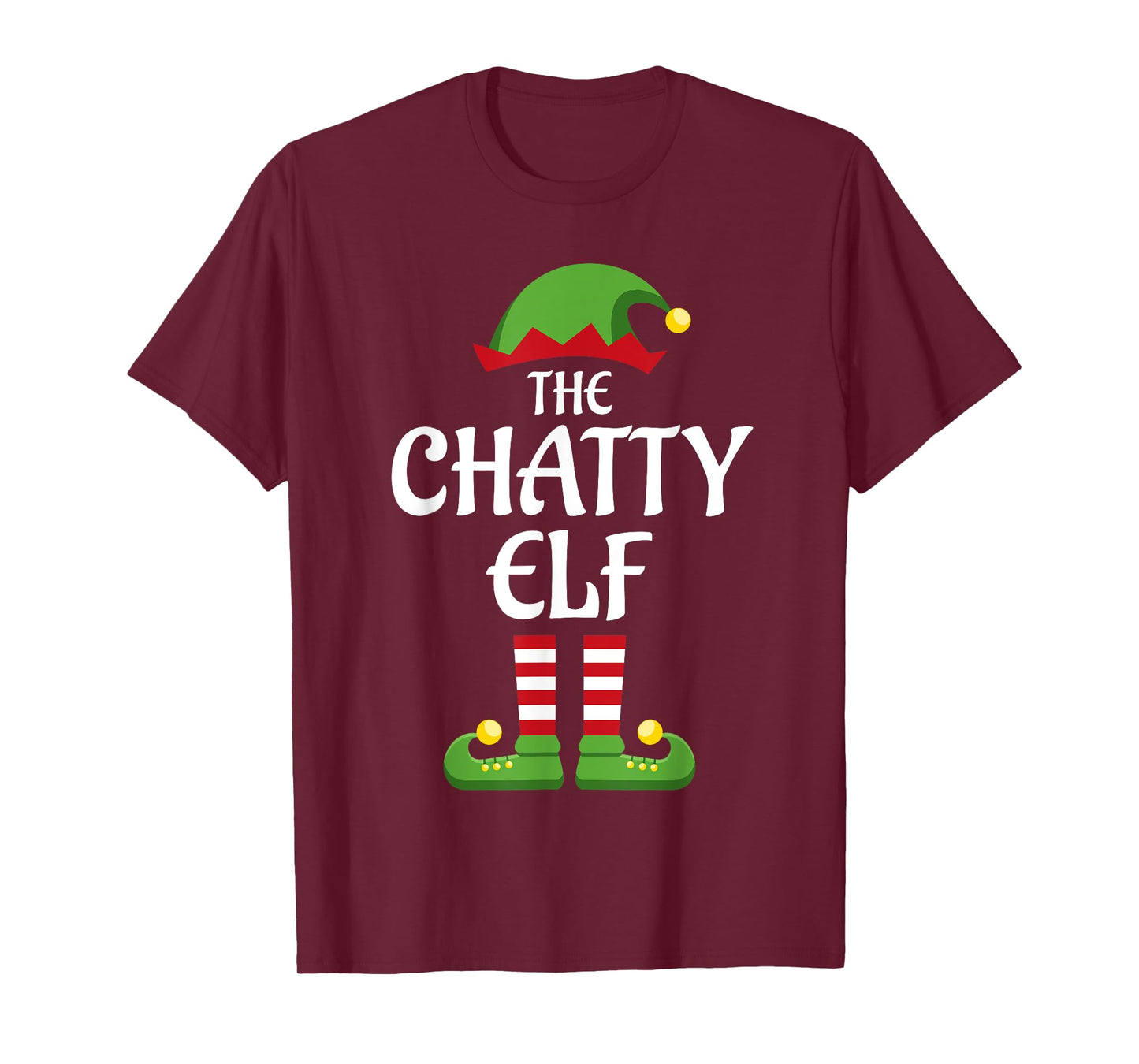 Chatty Elf Family Matching Group Christmas T-Shirt
