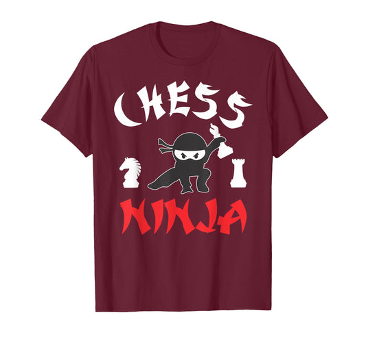 Chess Ninja Funny Chess Lover Sport Ninja T-Shirt