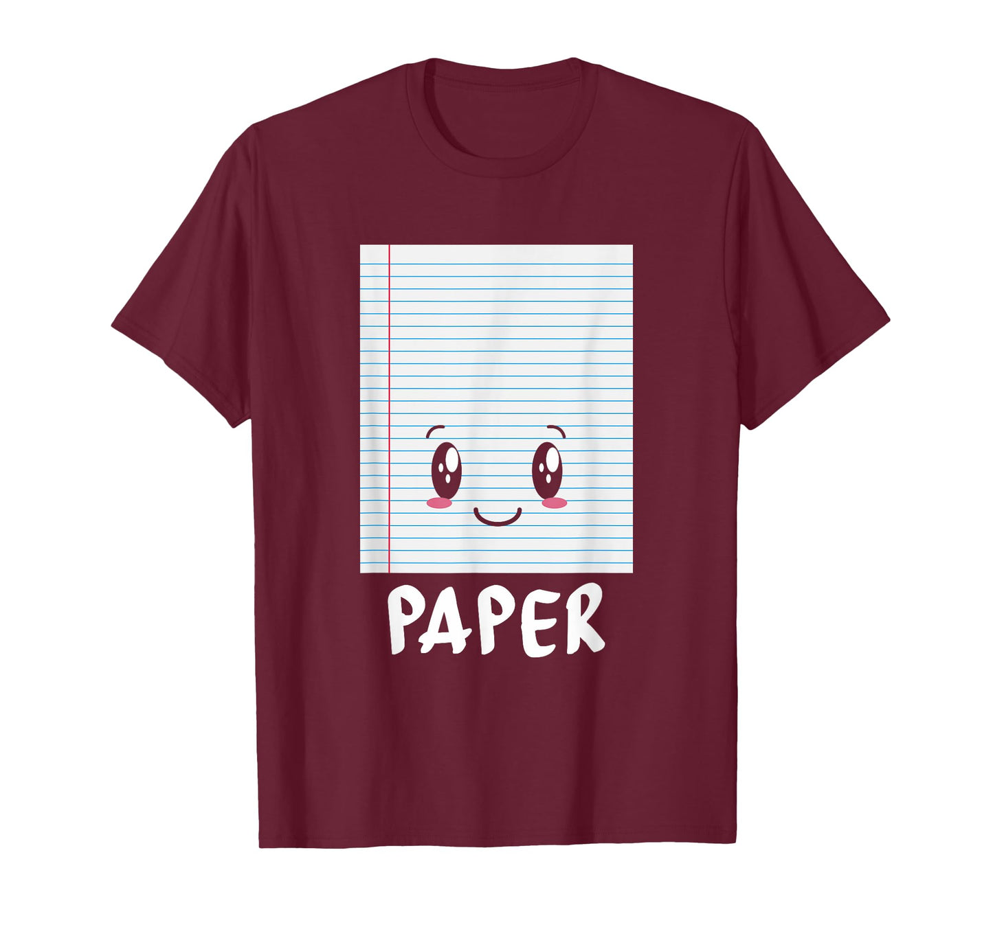 Rock Paper Scissors Group Halloween Costume Paper T-Shirt