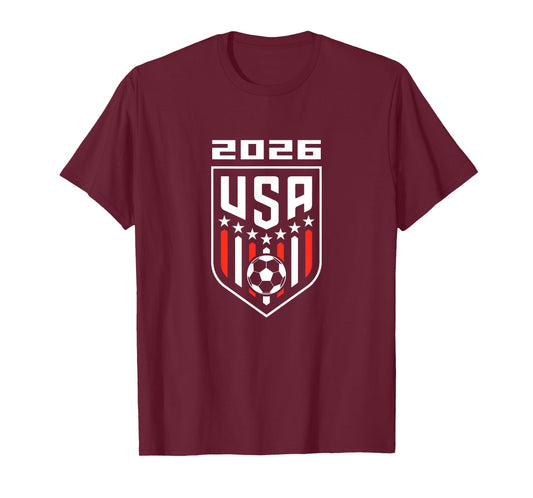 USA Player 2026 Team Boys Kids Men Youth Teen USA 2026 T-Shirt