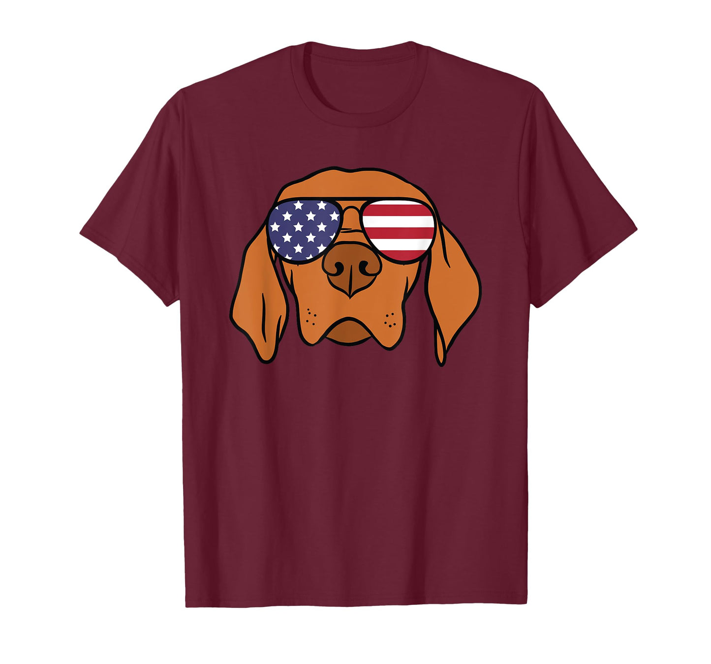 Hungarian Vizsla Dog 4th of July T-Shirt