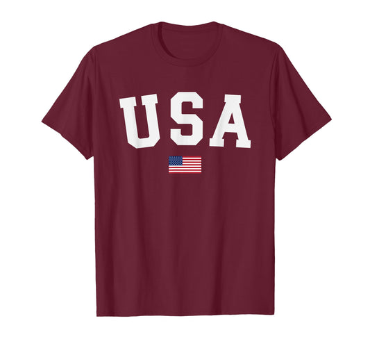 USA Flag Patriotic American Flag 4th of July Men USA Graphic T-Shirt