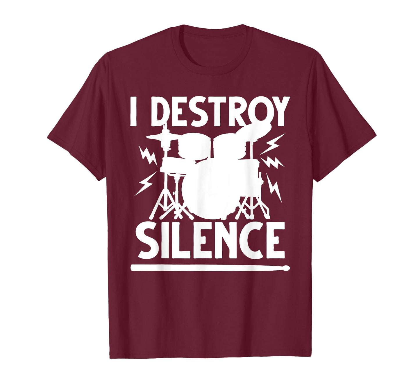 Cute Drum Set Art Men Women Drumming Rocker Music Percussion T-Shirt
