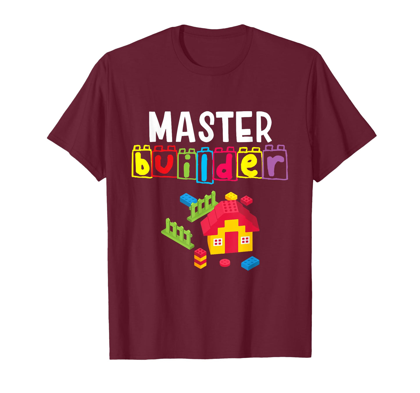 Master Builder - Building Blocks - Brick Builders Toys Gift T-Shirt