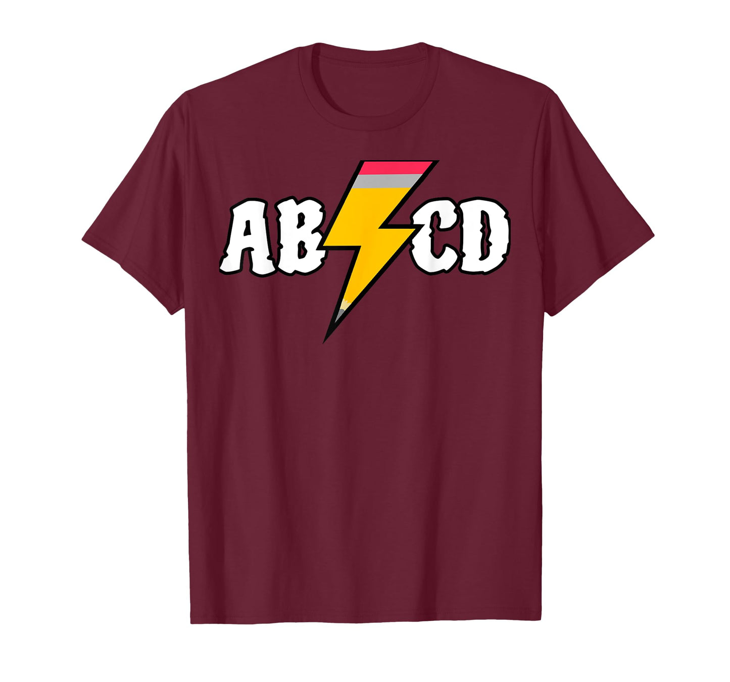 Back To School Pencil Alphabet Letters Student & Teacher Men Women Girls Kids T-Shirt