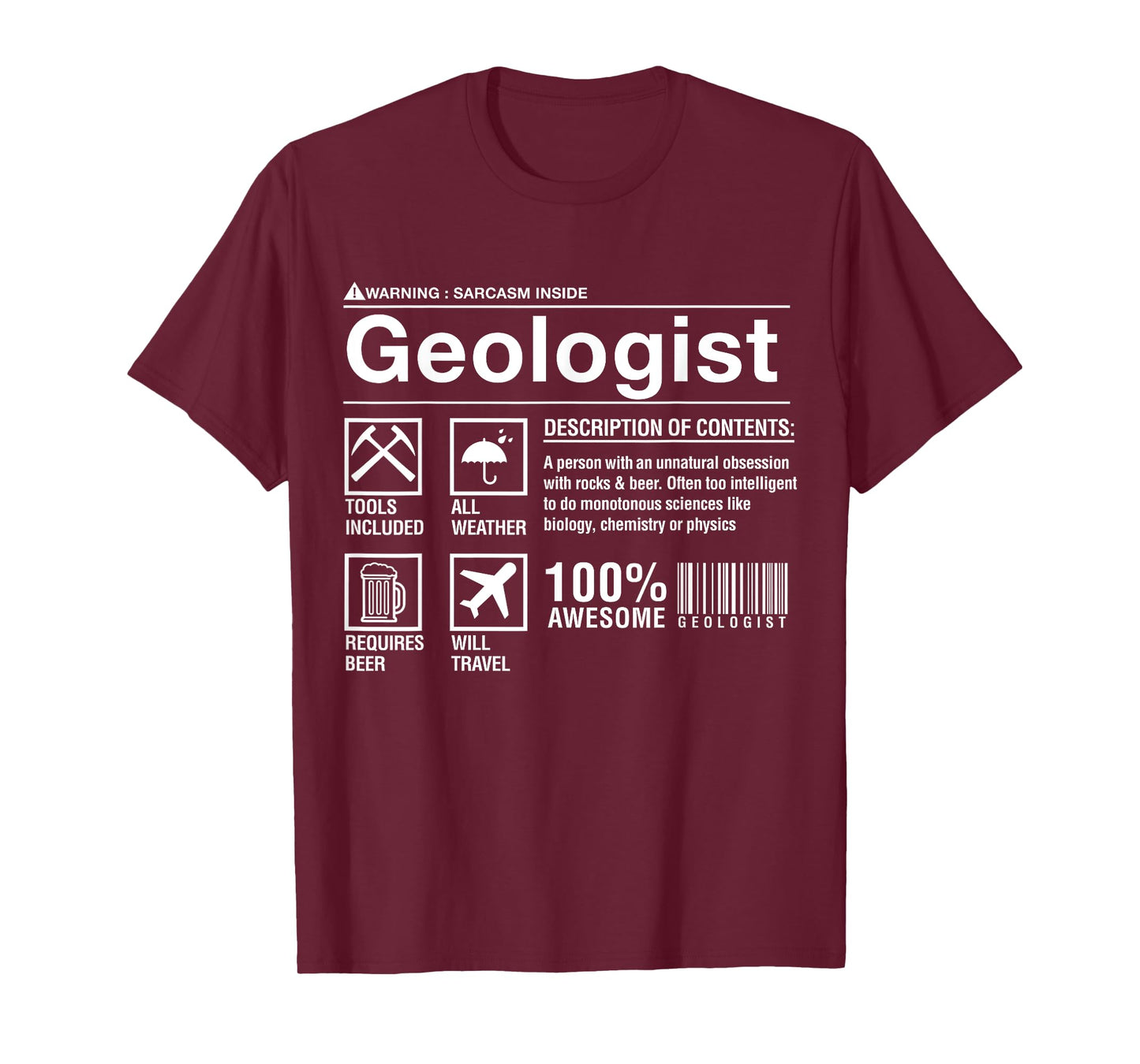Geologist Composition, Funny t-Shirt for Geology Student T-Shirt