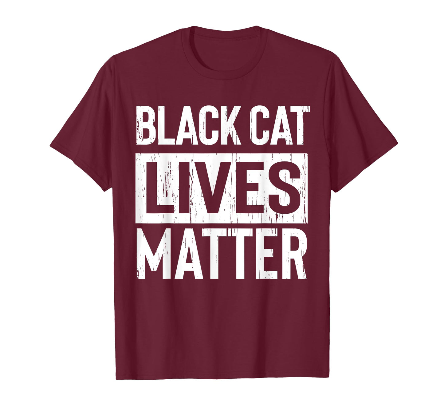 Black Cat Lives Matter Funny Gift Men Women T-Shirt
