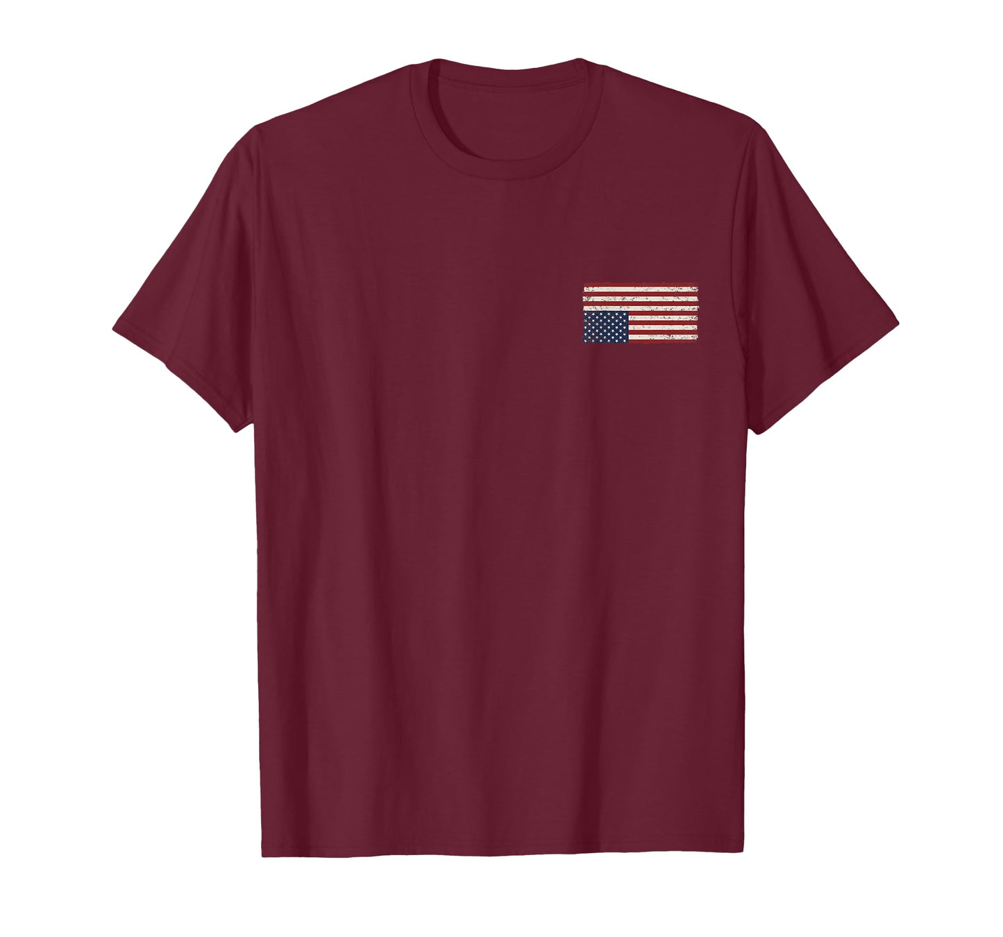 Upside Down American Flag Distressed for Protests T-Shirt