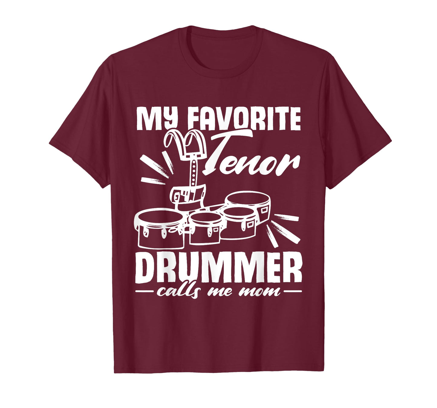 Marching Band | Quad Drum | Funny Tenor Drummer T-Shirt