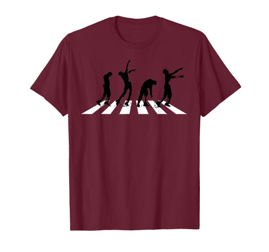 Abbey Road Walking Zombie Halloween T-Shirt