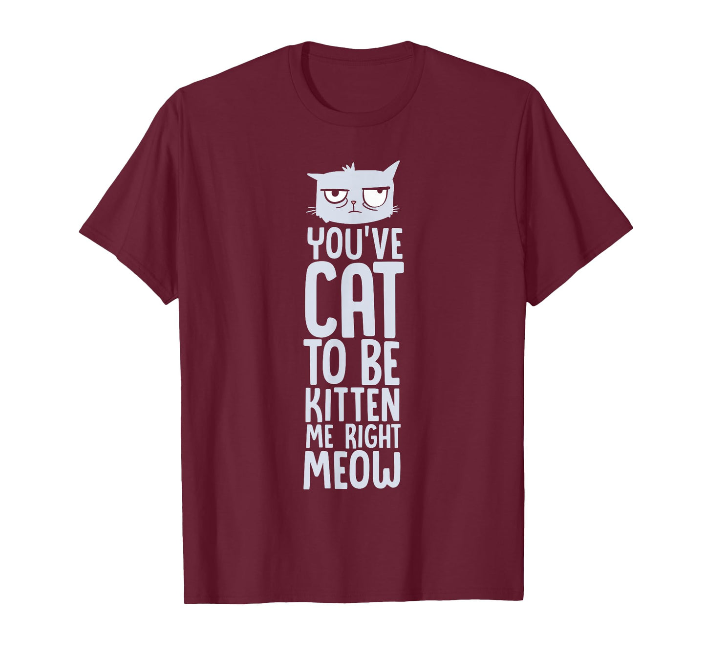 You've Got To Be Kitten Me, Right Meow Funny Cat Pun T-Shirt for Men Women Girls Kids