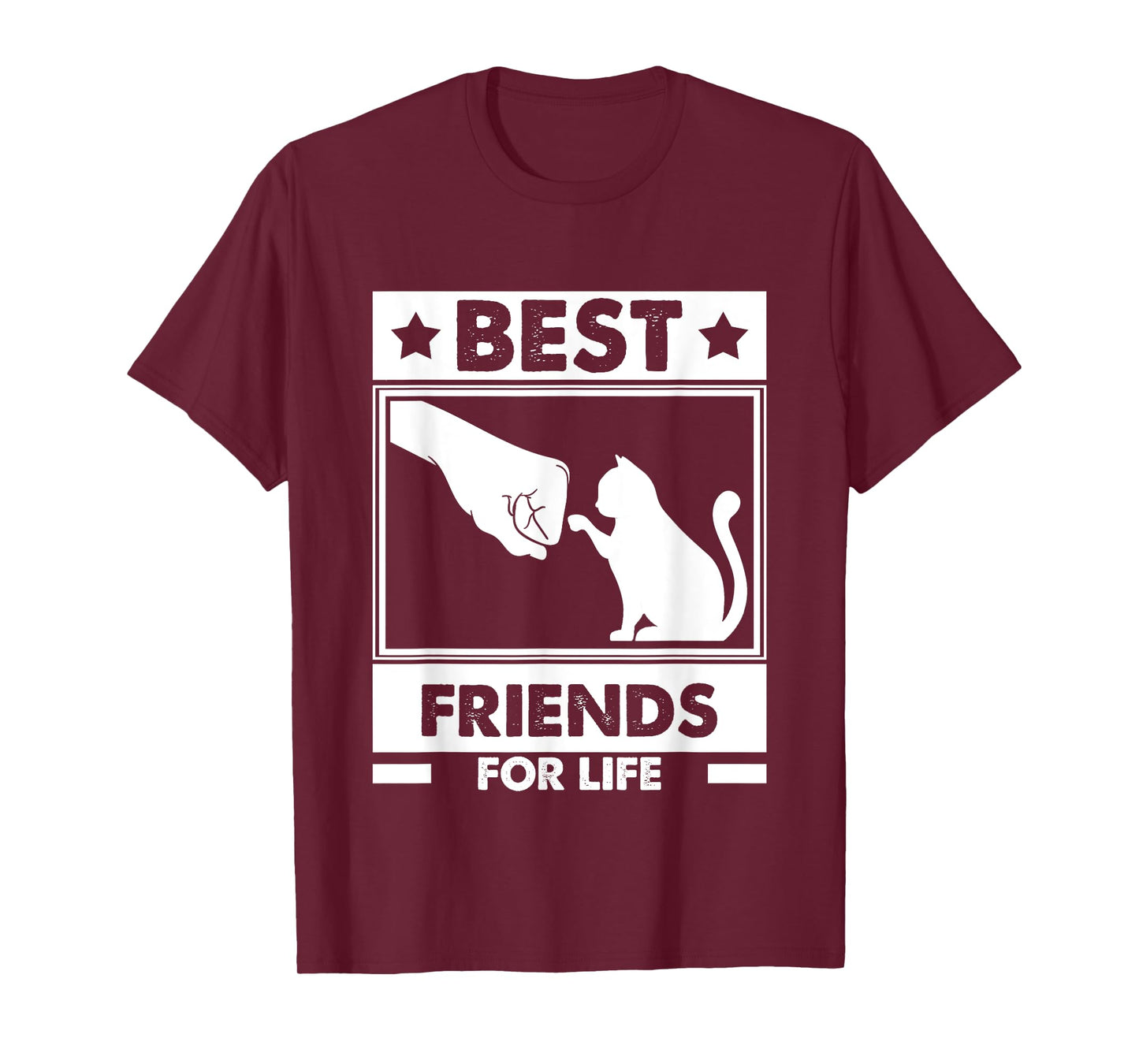 Cats Best Friends For Life Cat Best Friend Cat T-Shirt for Men Women Girls Kids