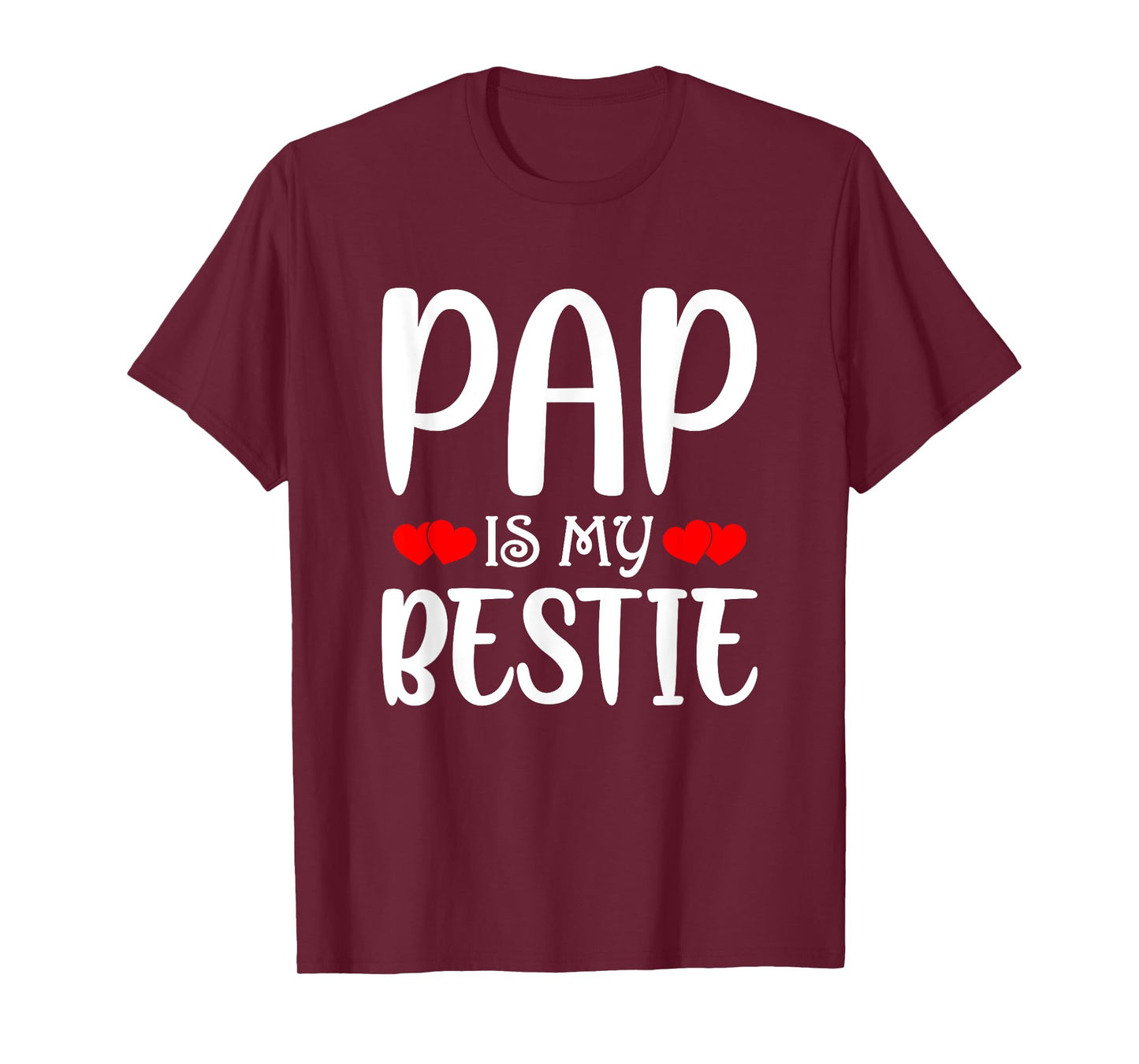 Pap Is My Bestie Toddler Design from Grandma Grandpa T-Shirt