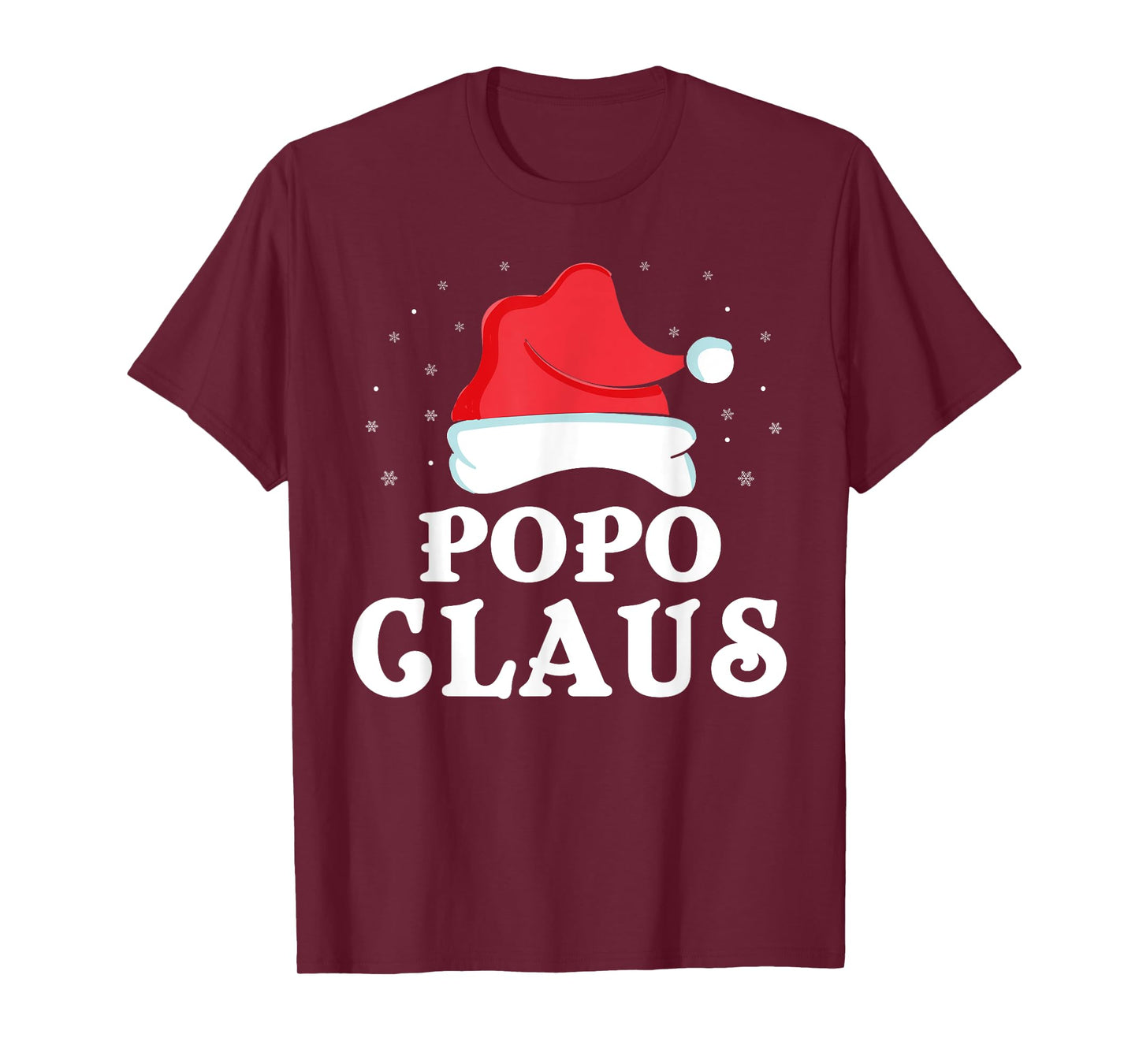 Popo Claus Christmas Gift Funny Family Group Matching Pajama T-Shirt