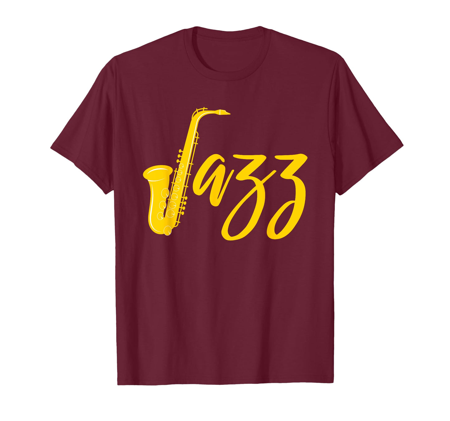 Cool Saxophone For Men Women Jazz Music Band Musician Player T-Shirt