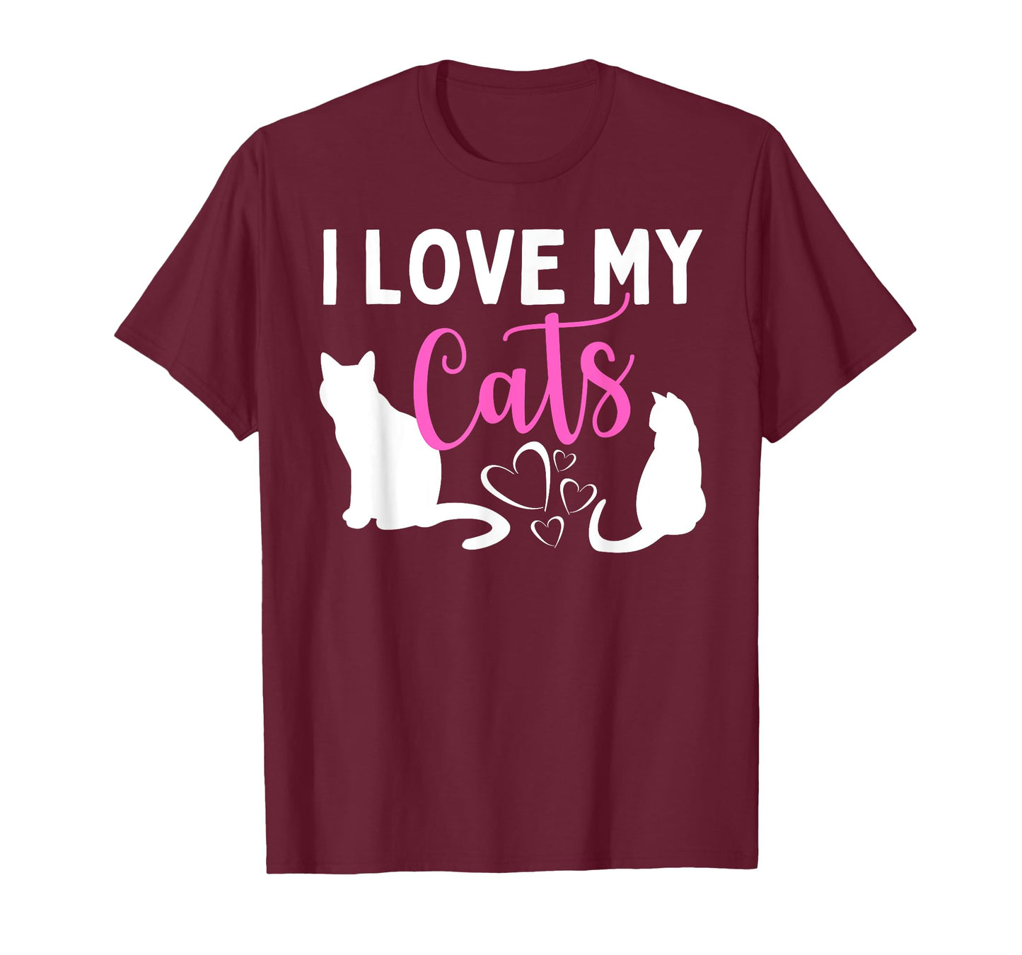 I Love My Cats Cat Kitten Funny T-Shirt