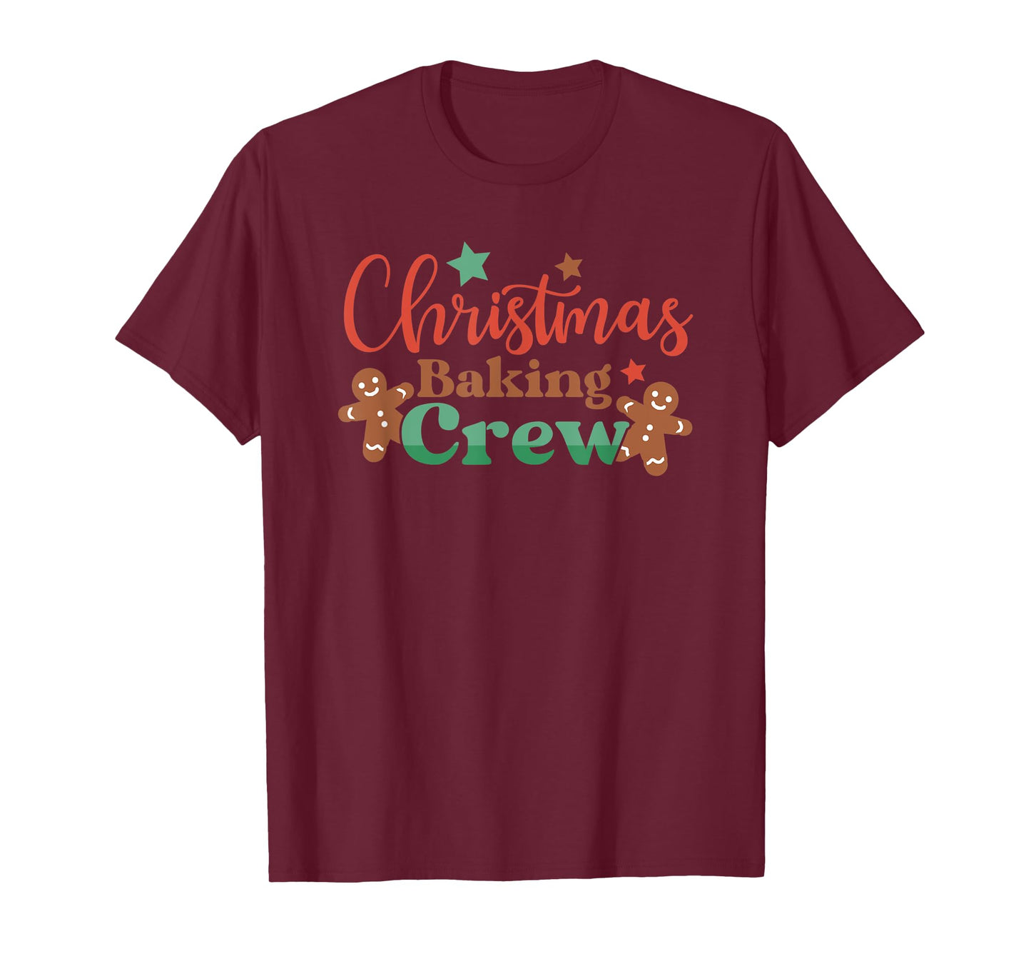 Christmas Cookie Crew Family Baking Team Xmas Tree Bakers T-Shirt