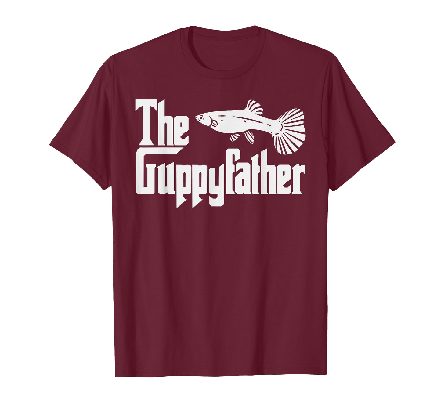 Funny Fathers Day The Guppy-father Fish Aquarium Pet Dad T-Shirt