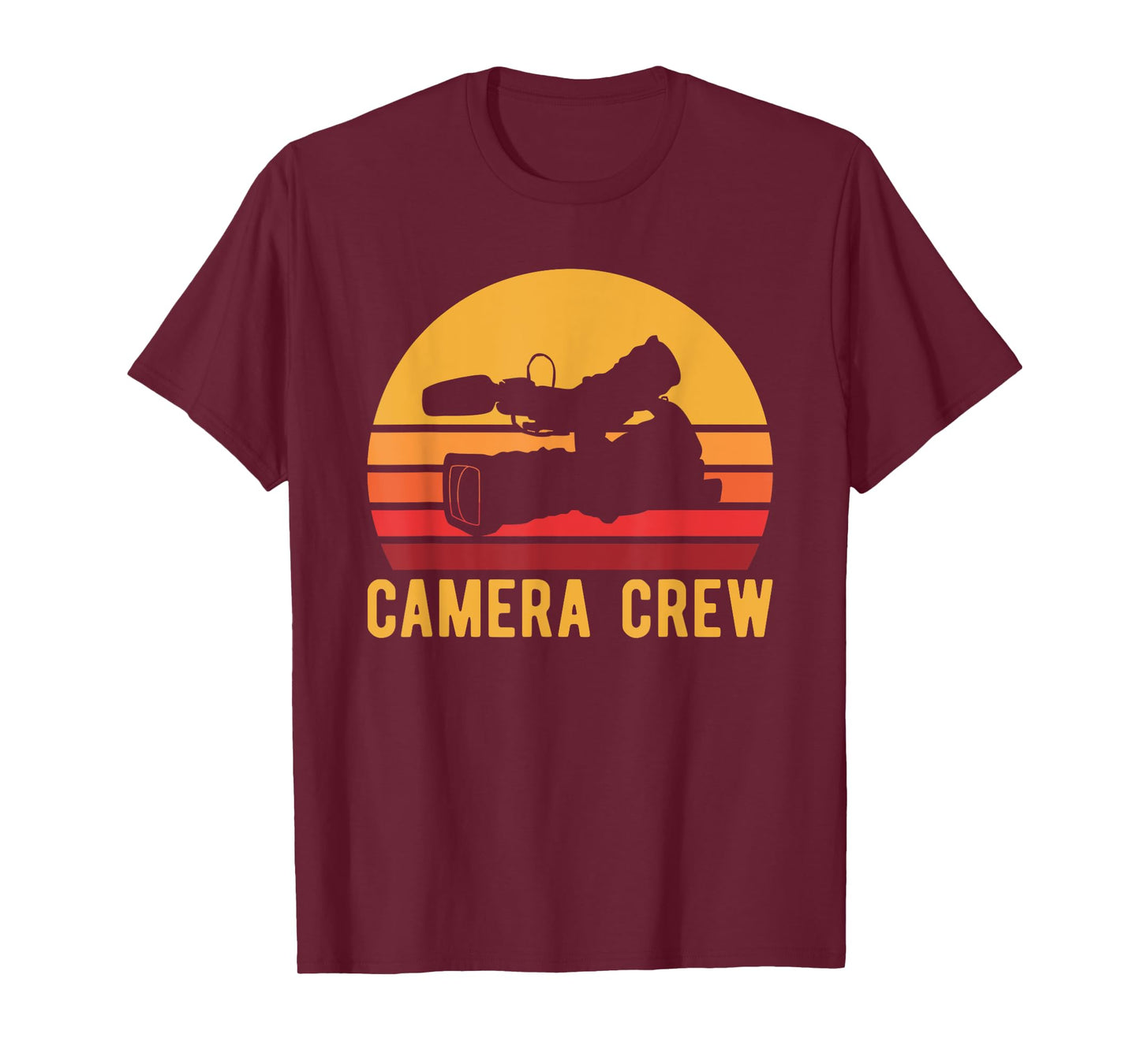 Retro Camera Crew Vintage Cinema Production T-Shirt