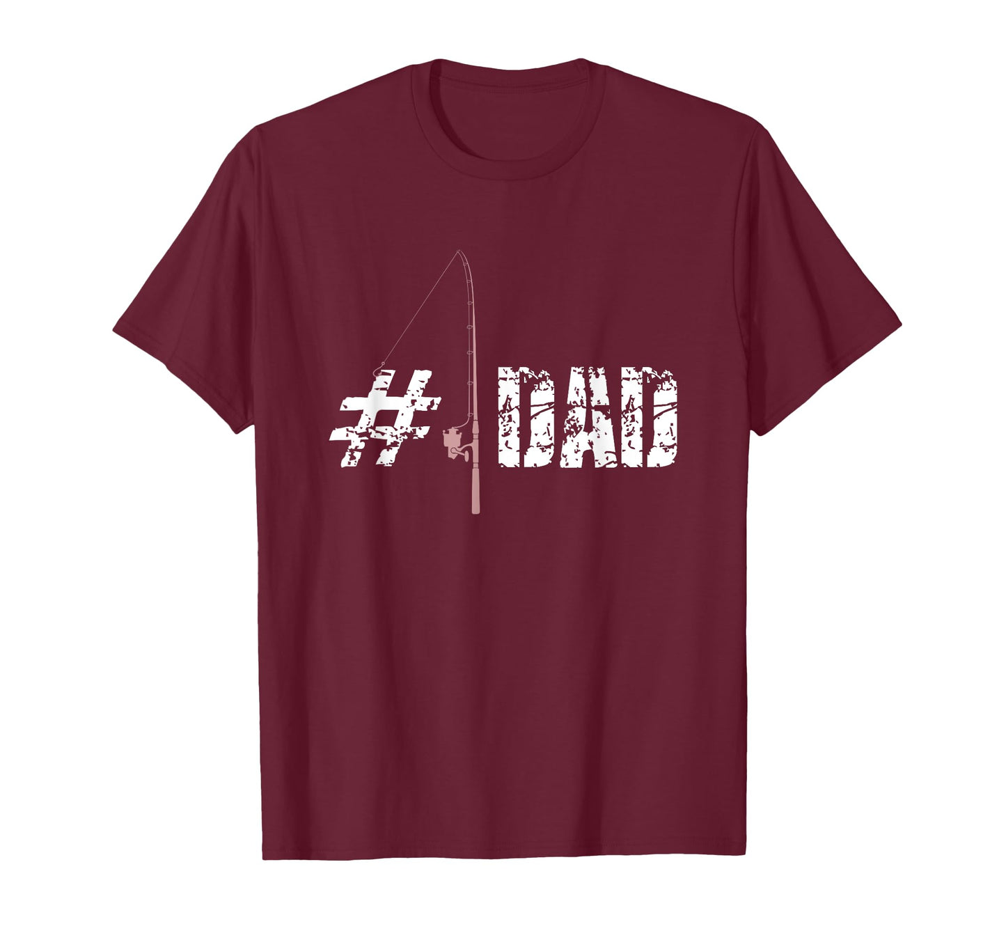 Fishing Dad Number 1 T Shirt Fathers Day Daddy Fish Gift Tee