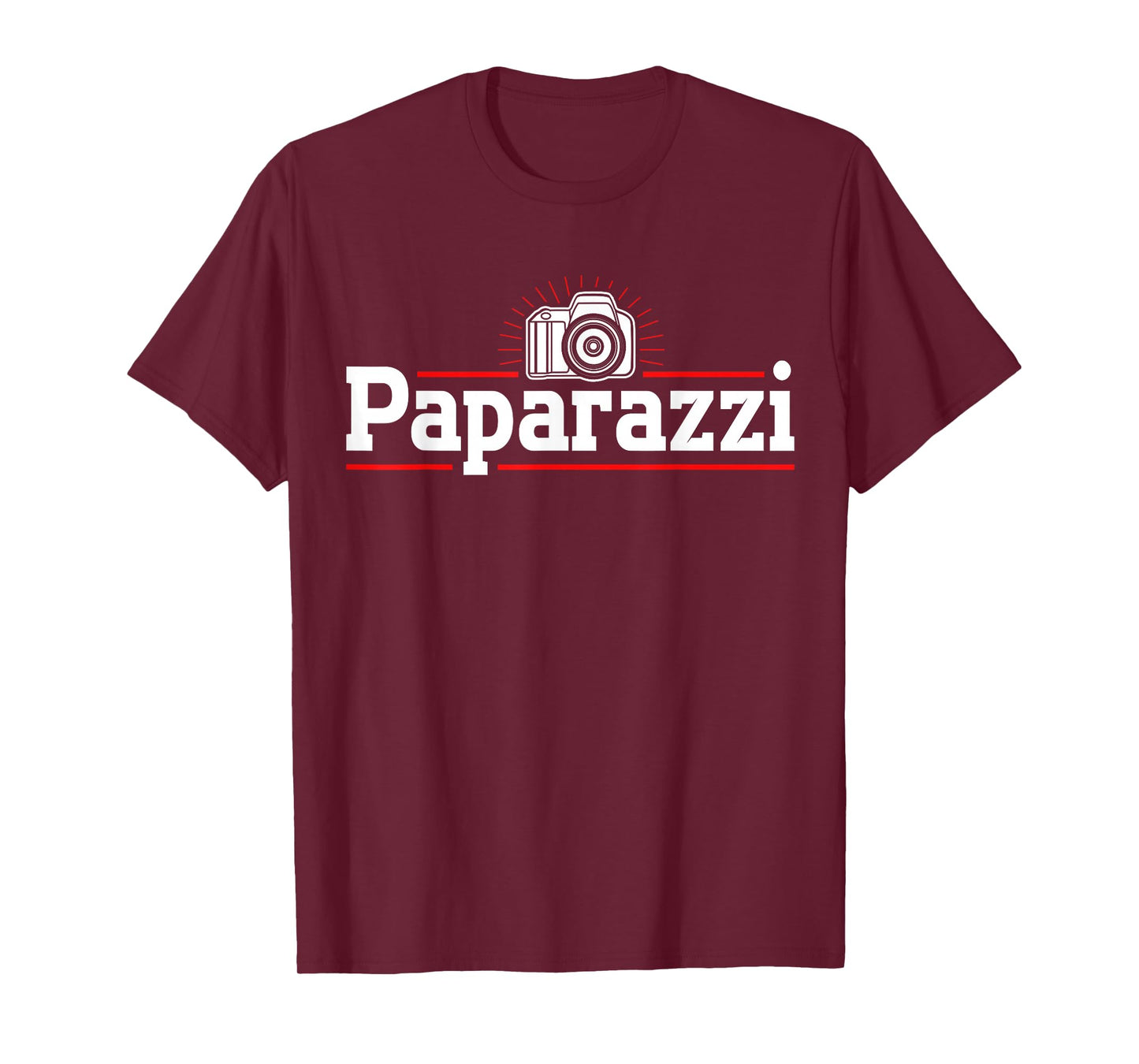 Photography Camera Lens Retro Paparazzi T-Shirt