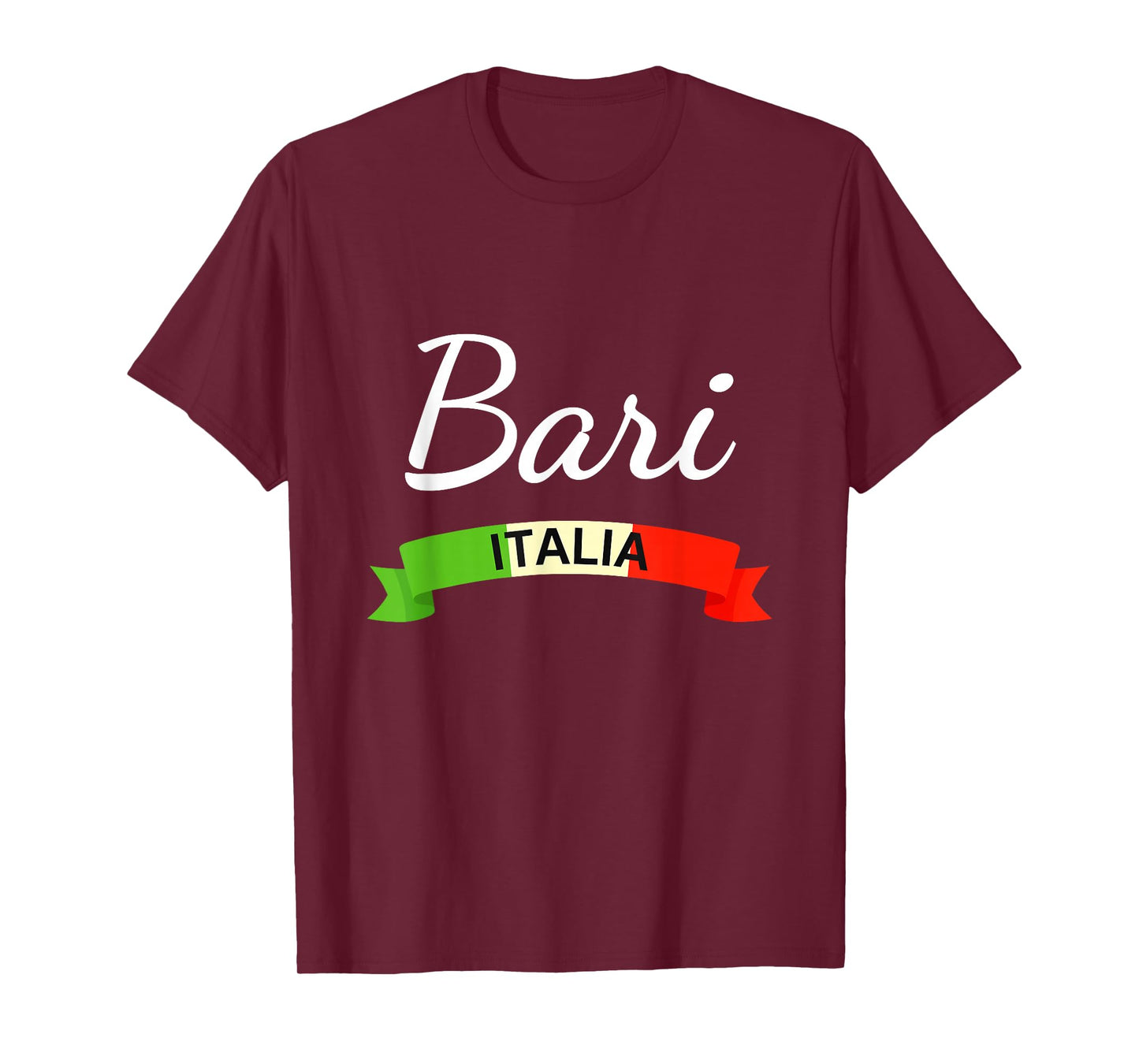 Bari Italy Flag Italia Souvenir Matching Italian T-Shirt