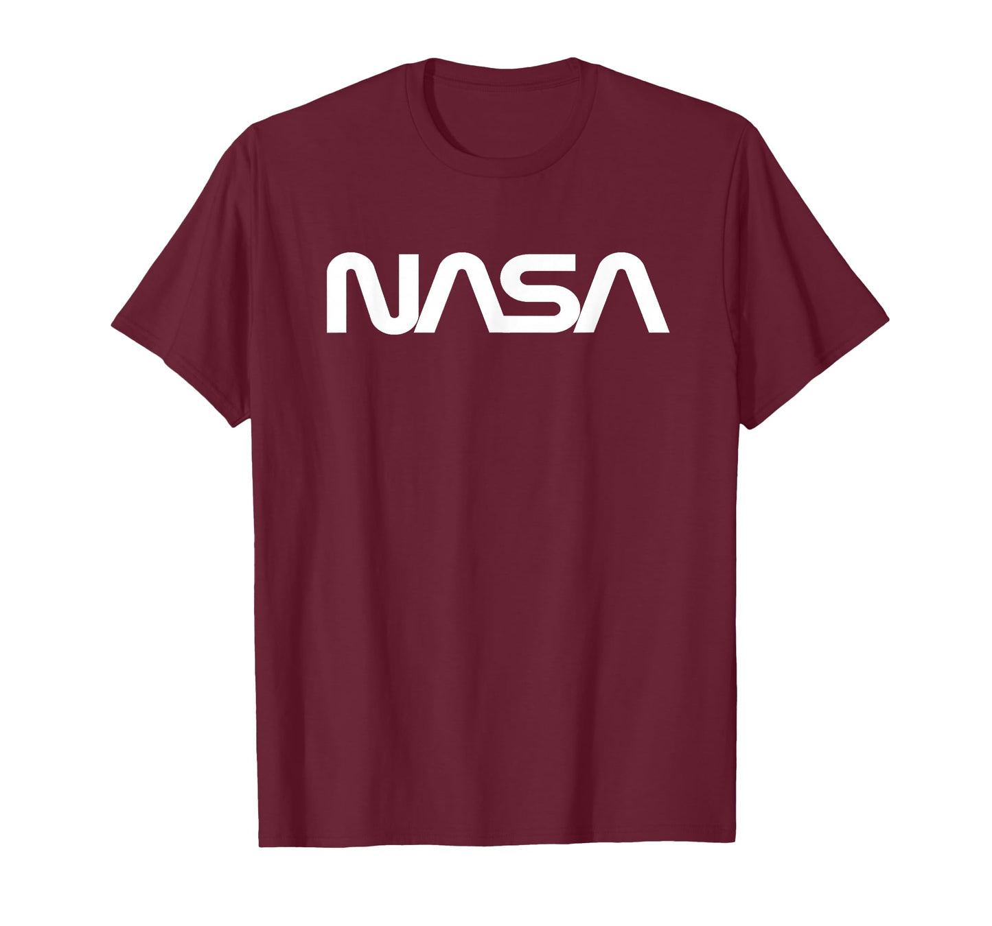 Classic NASA Worm White Logo T-Shirt