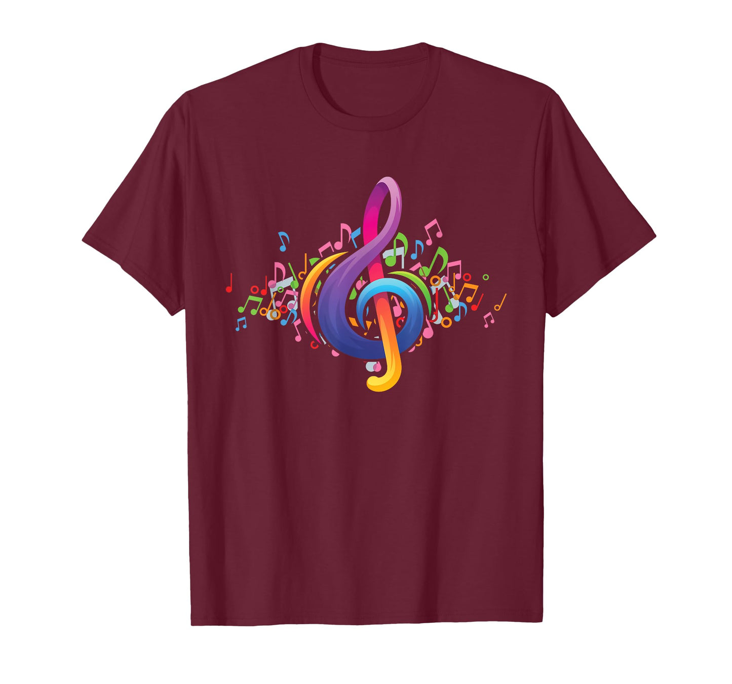 Colorful Music Treble Clef T-Shirt