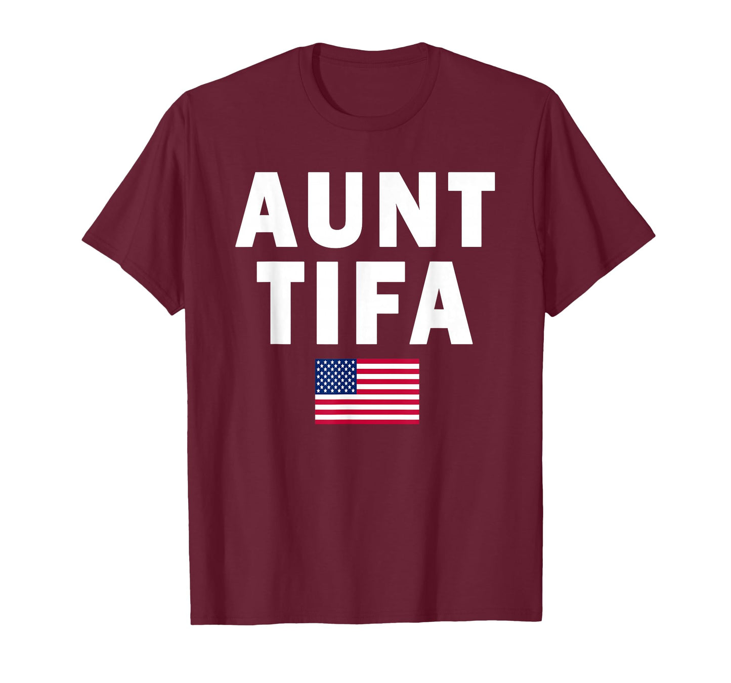 Aunt Tifa American Flag T-Shirt