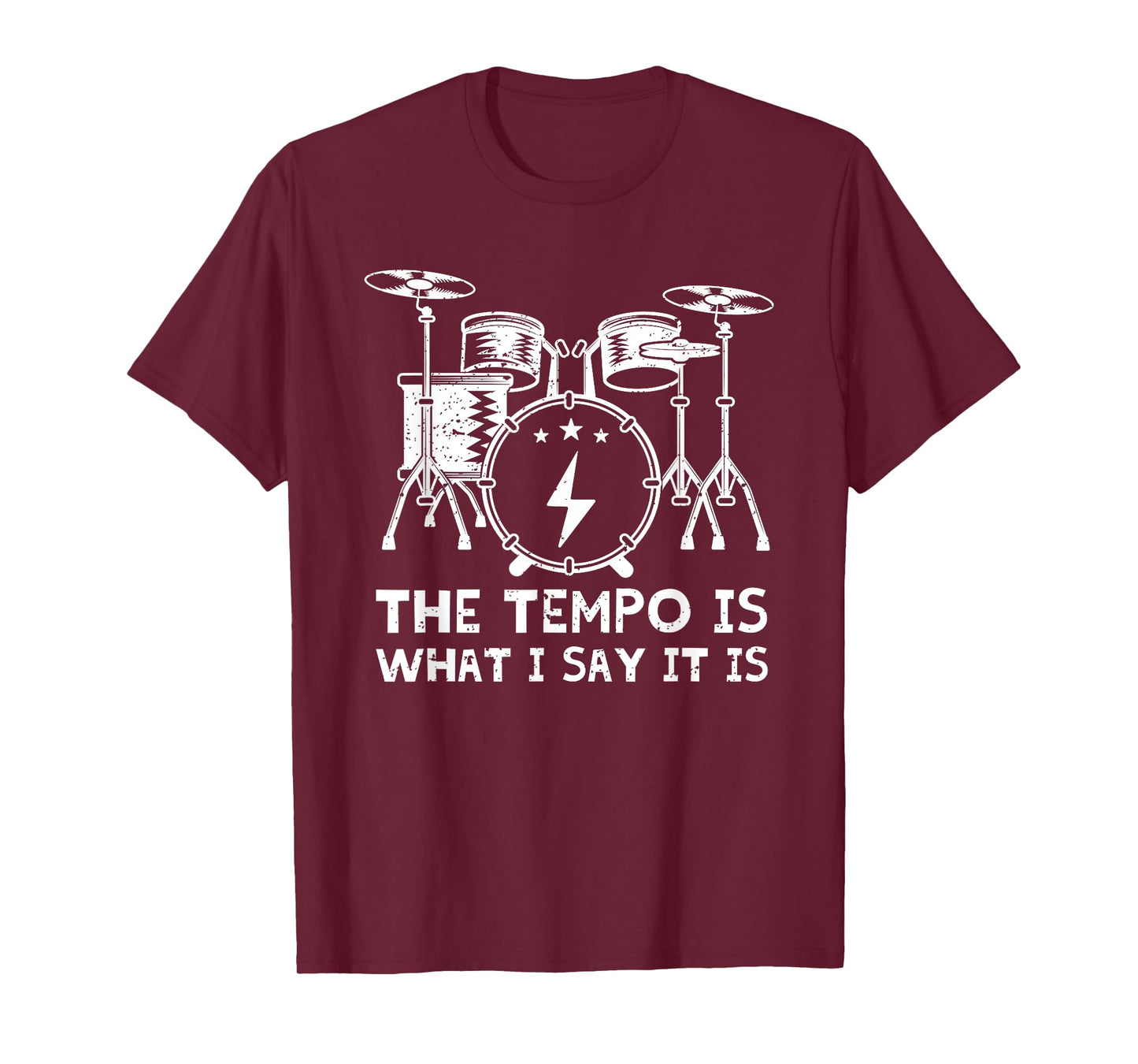 Best Drum Design For Men Women Drummer Drum Kit Drumming T-Shirt